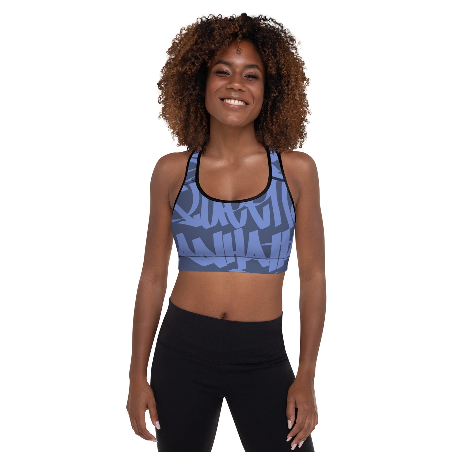 5 Boroughs Padded Sports Bra Azul