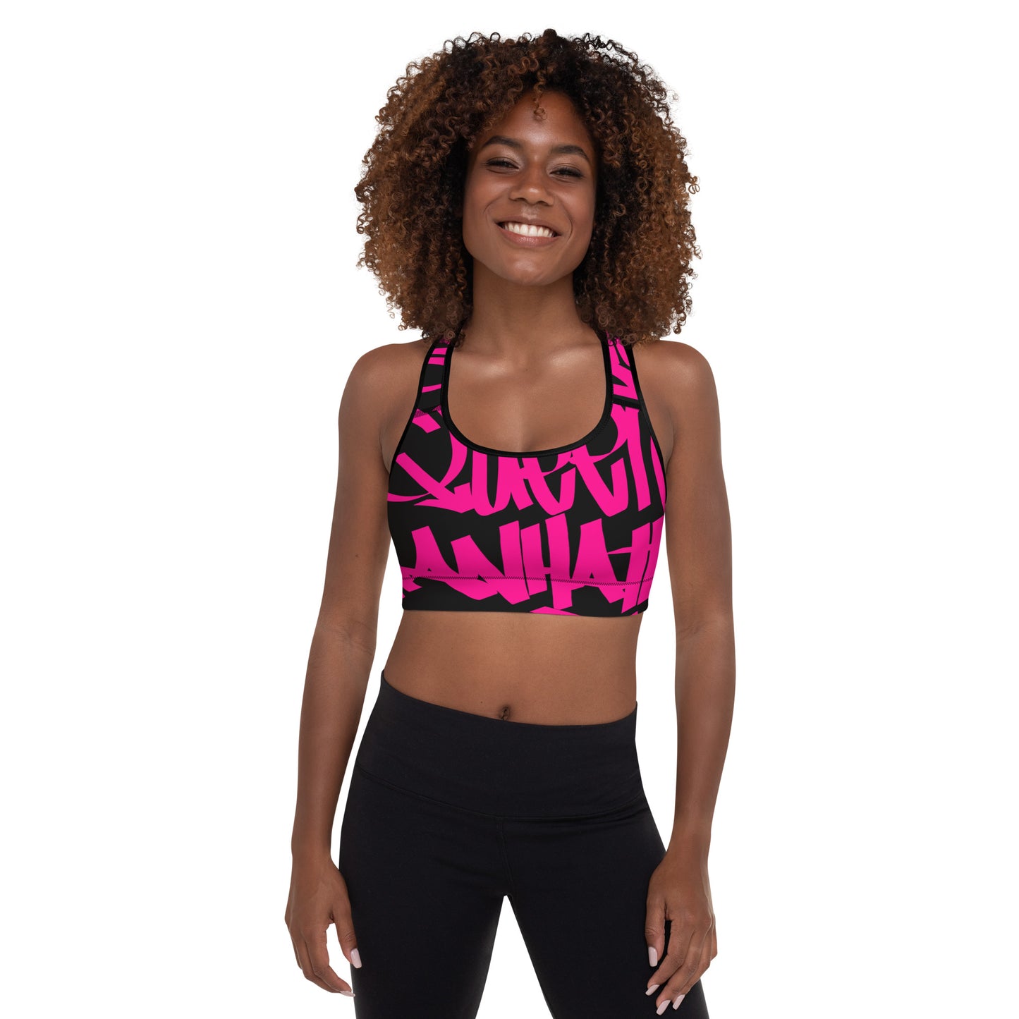 5 Boroughs Padded Sports Bra Magenta