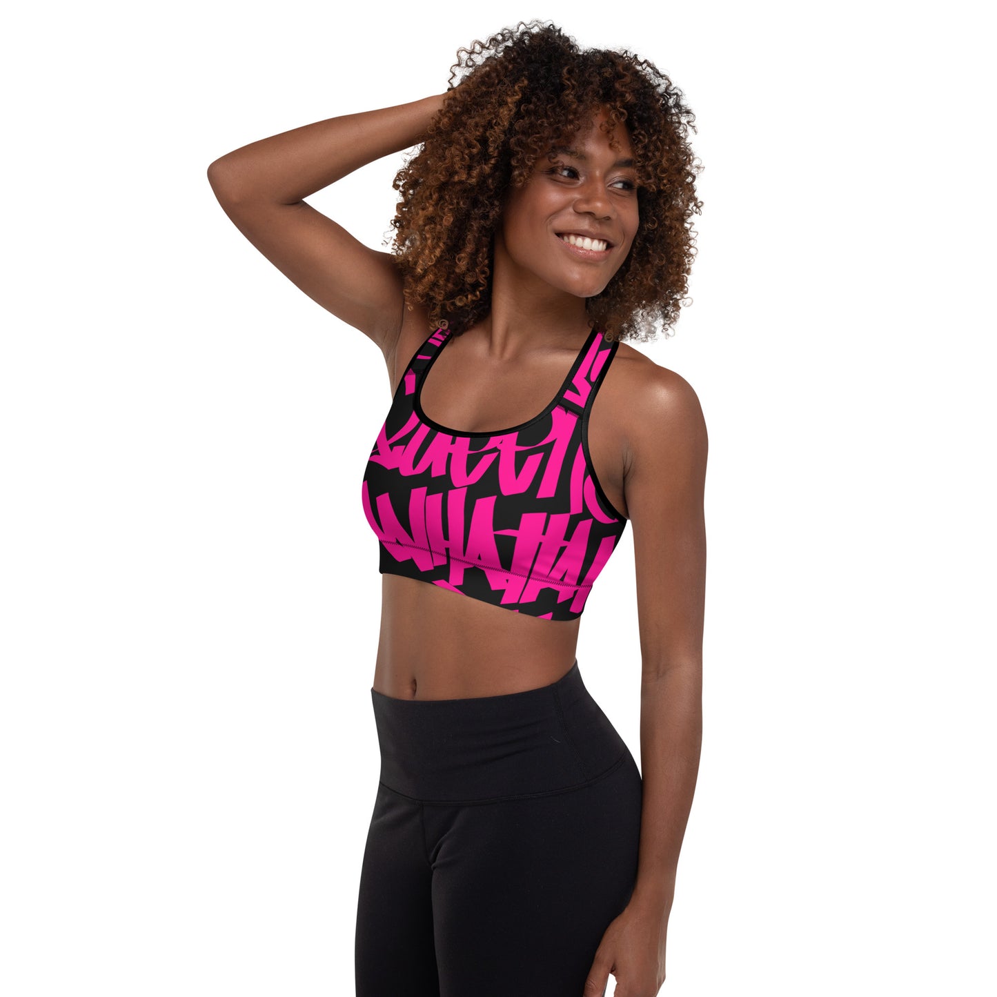 5 Boroughs Padded Sports Bra Magenta