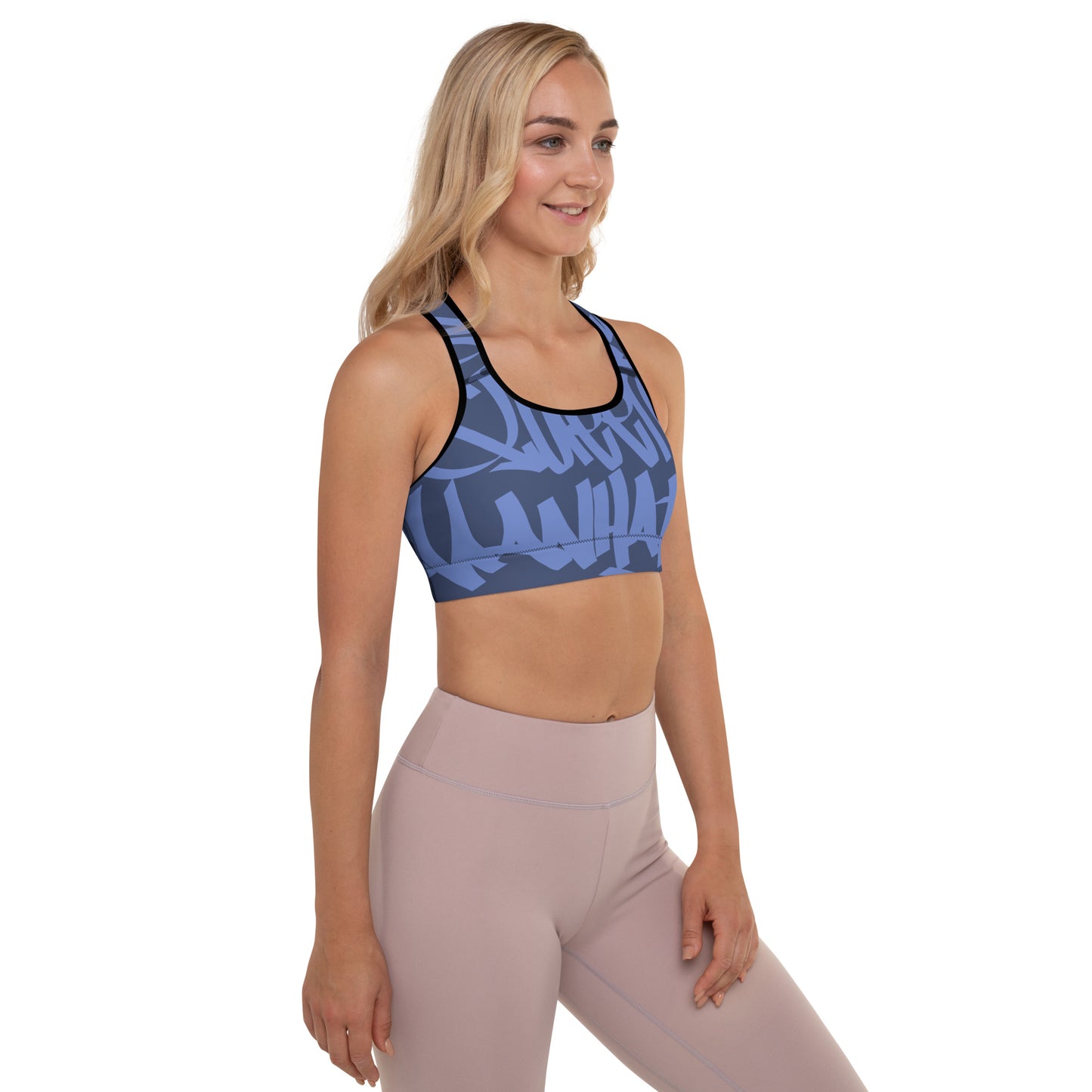 5 Boroughs Padded Sports Bra Azul