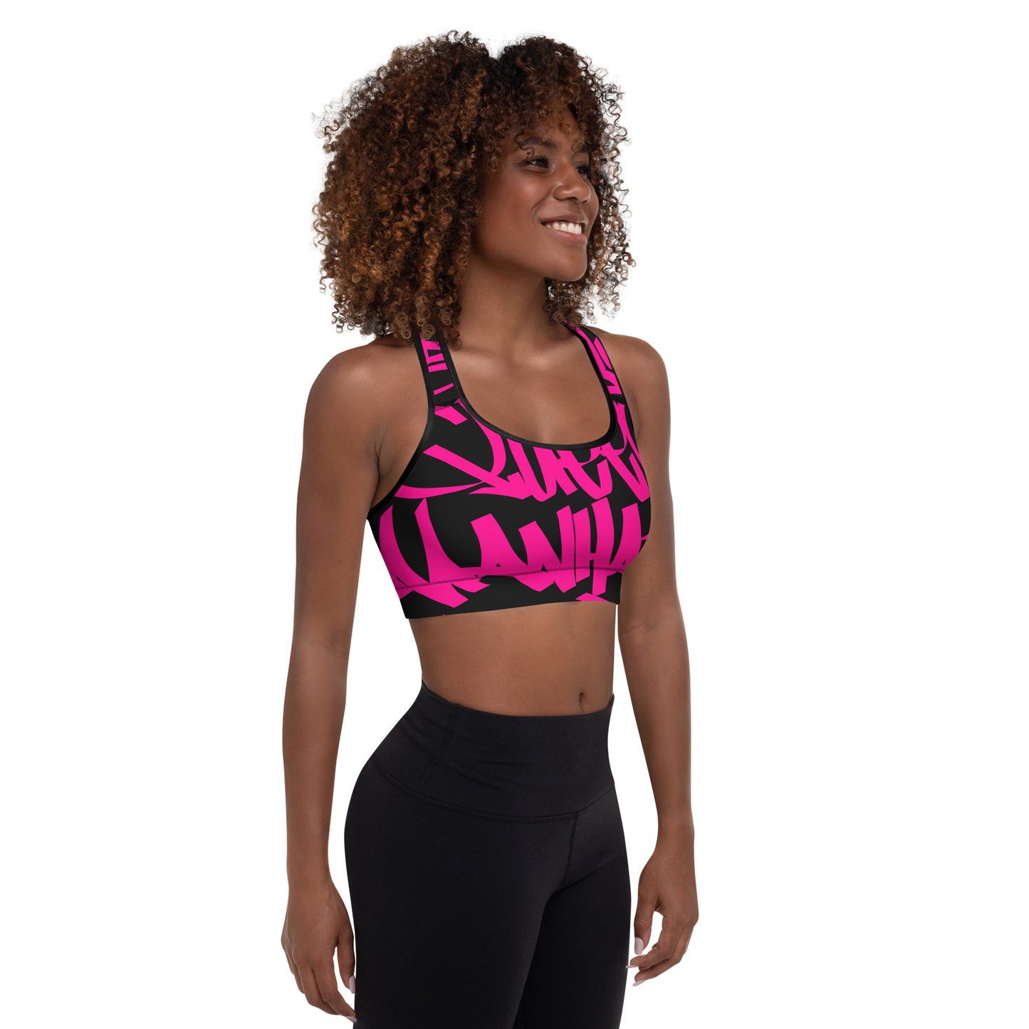 5 Boroughs Padded Sports Bra Magenta