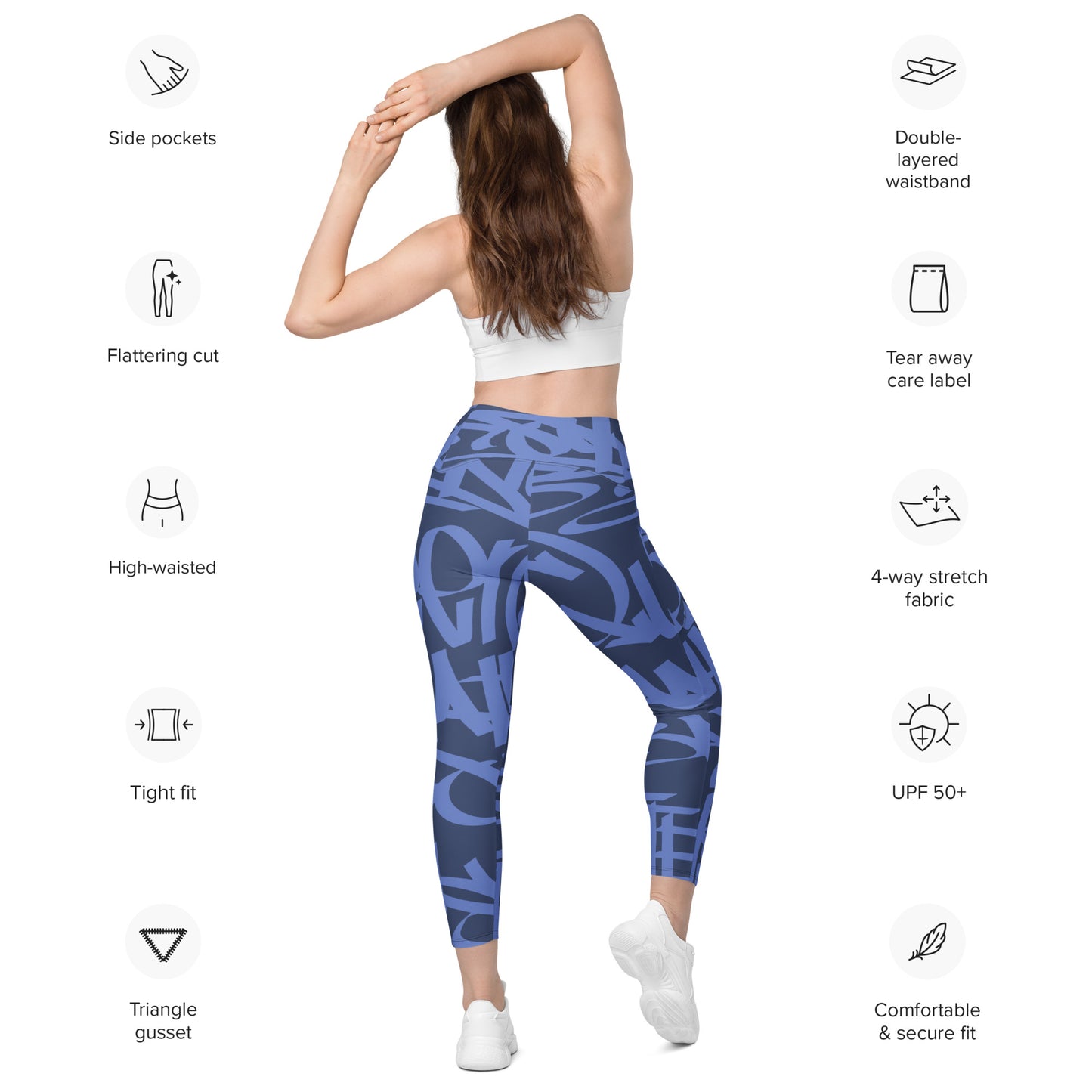 5 Boroughs Leggings With Pockets Azul