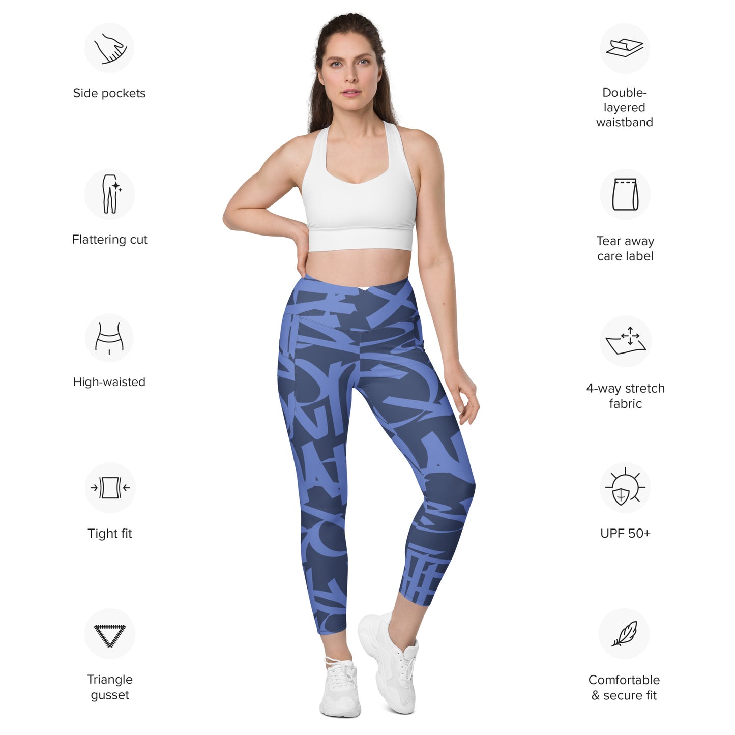 5 Boroughs Leggings With Pockets Azul