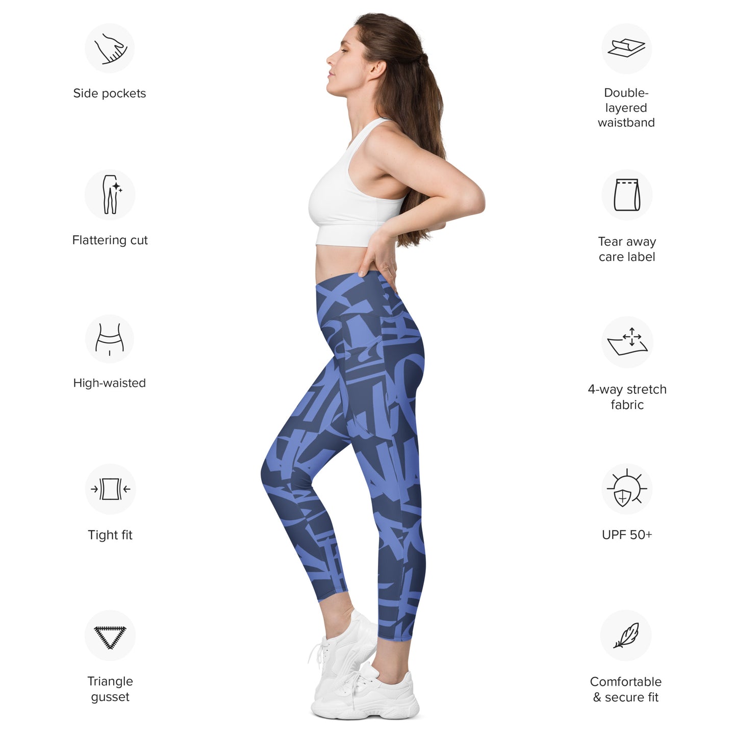 5 Boroughs Leggings With Pockets Azul