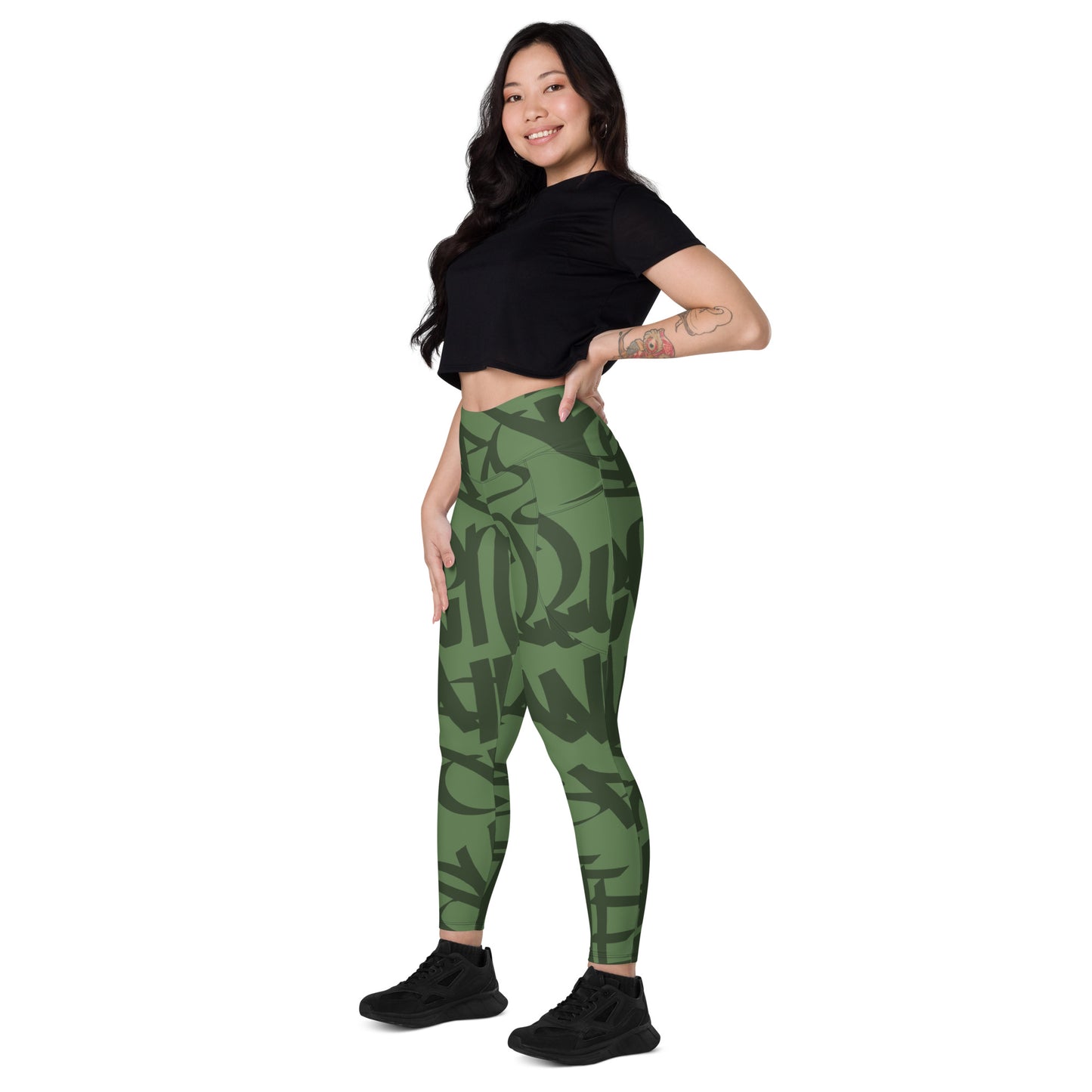 5 Boroughs Leggings With Pockets Olive