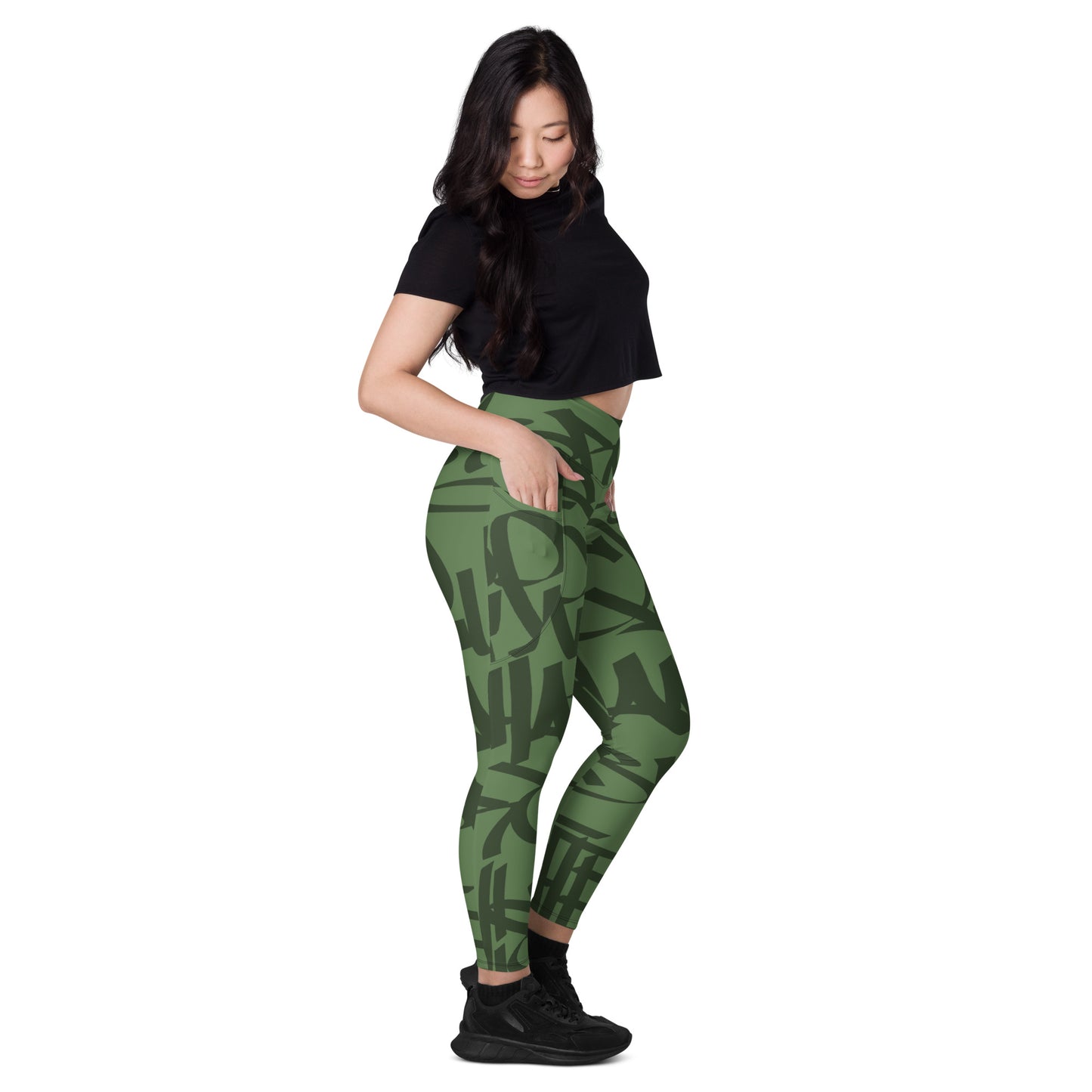 5 Boroughs Leggings With Pockets Olive