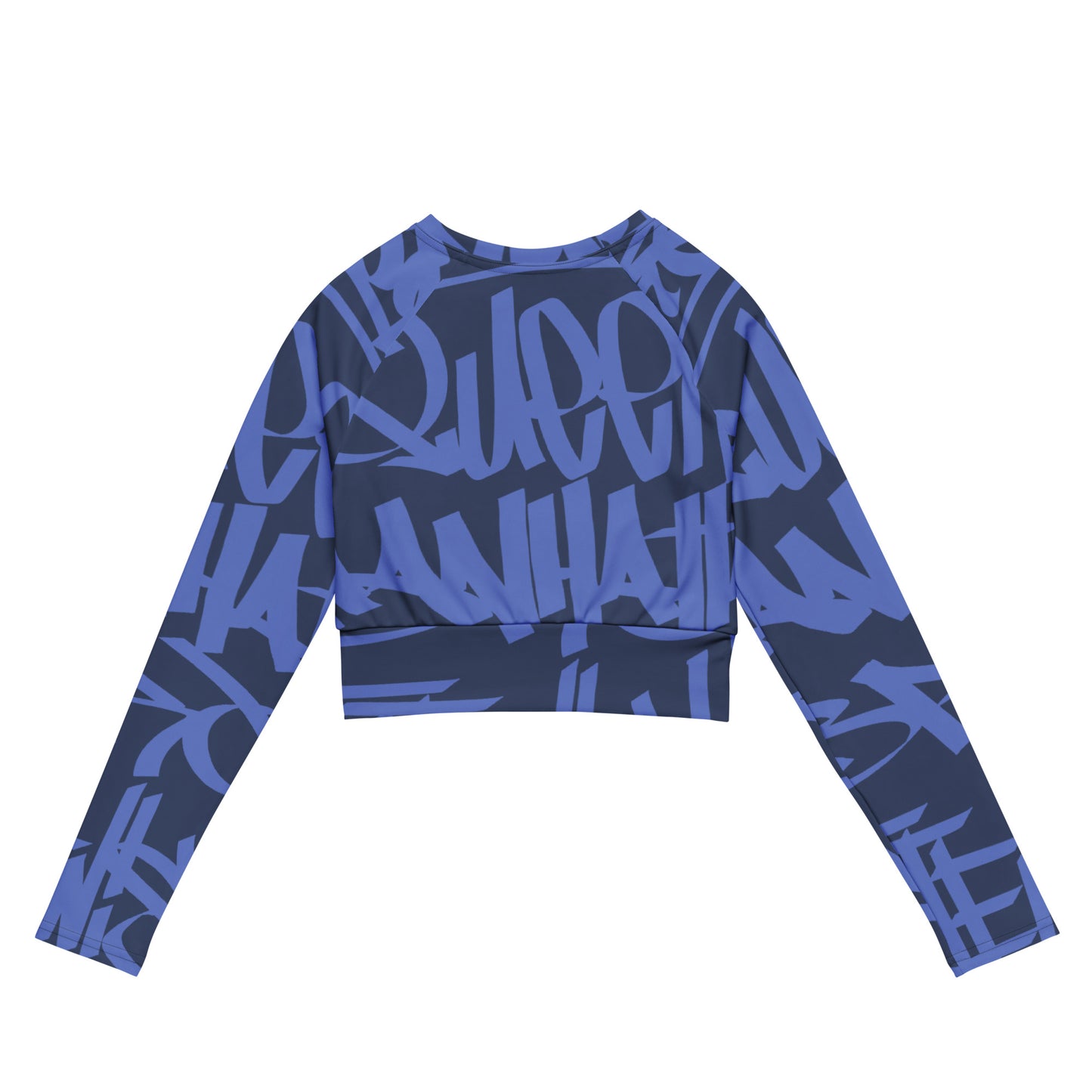 5 Boroughs Long-sleeve Crop Top Azul