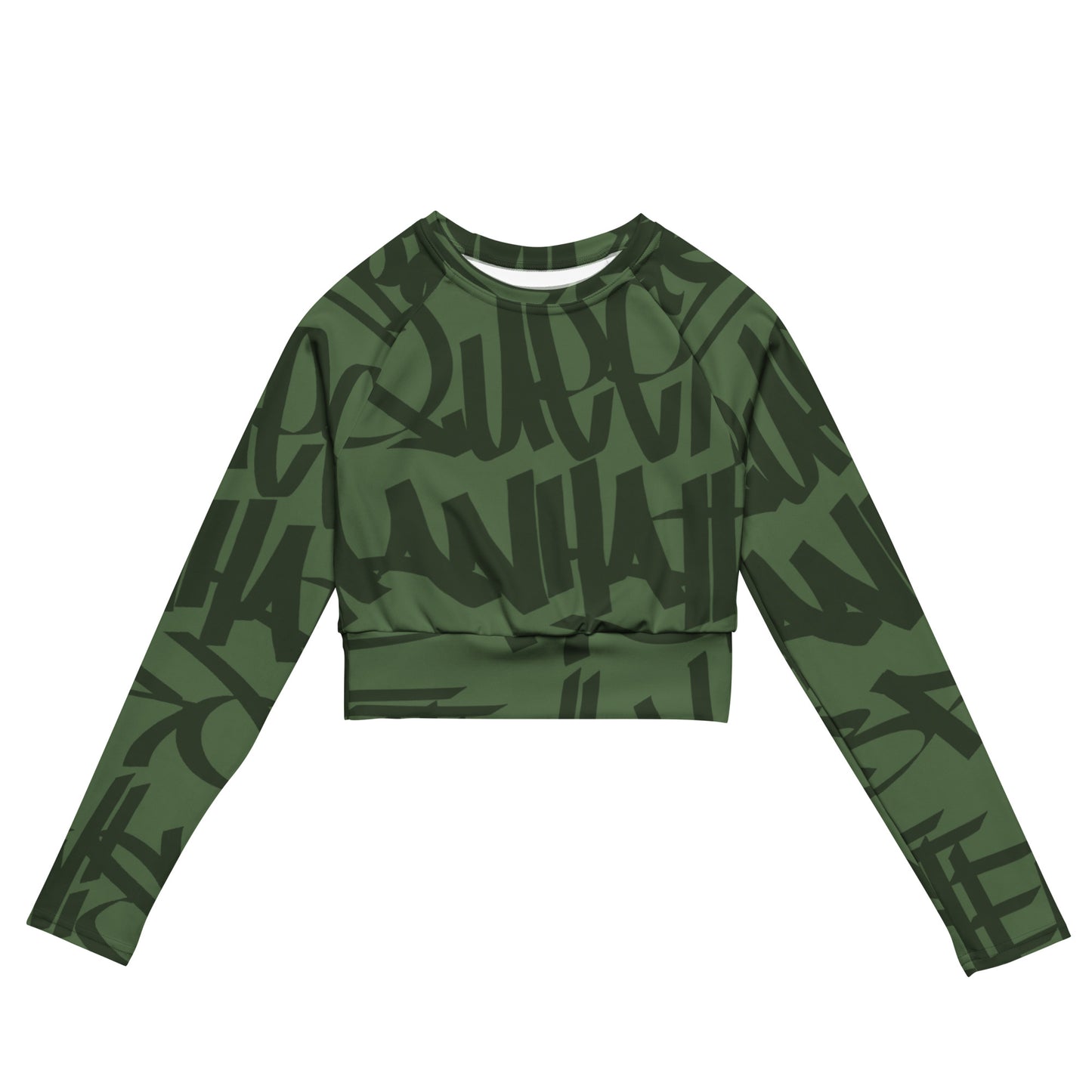 5 Boroughs Long-Sleeve Crop Top Olive