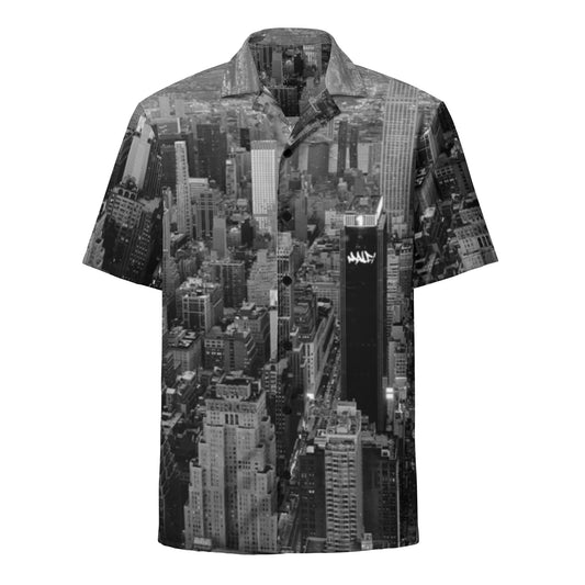 Above The Noise Button Shirt BW