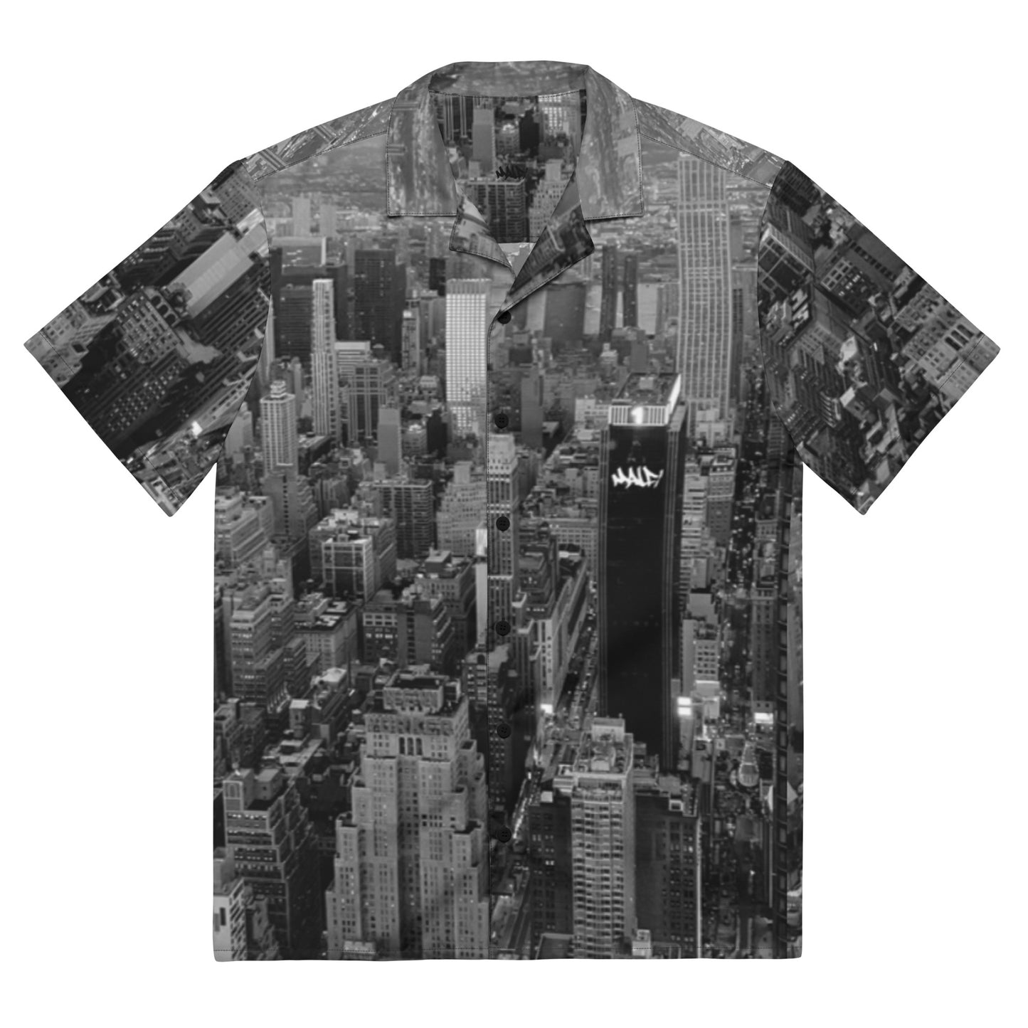 Above The Noise Button Shirt BW