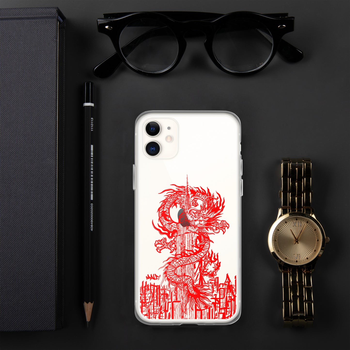 Year Of The Dragon Crimson iPhone® Case