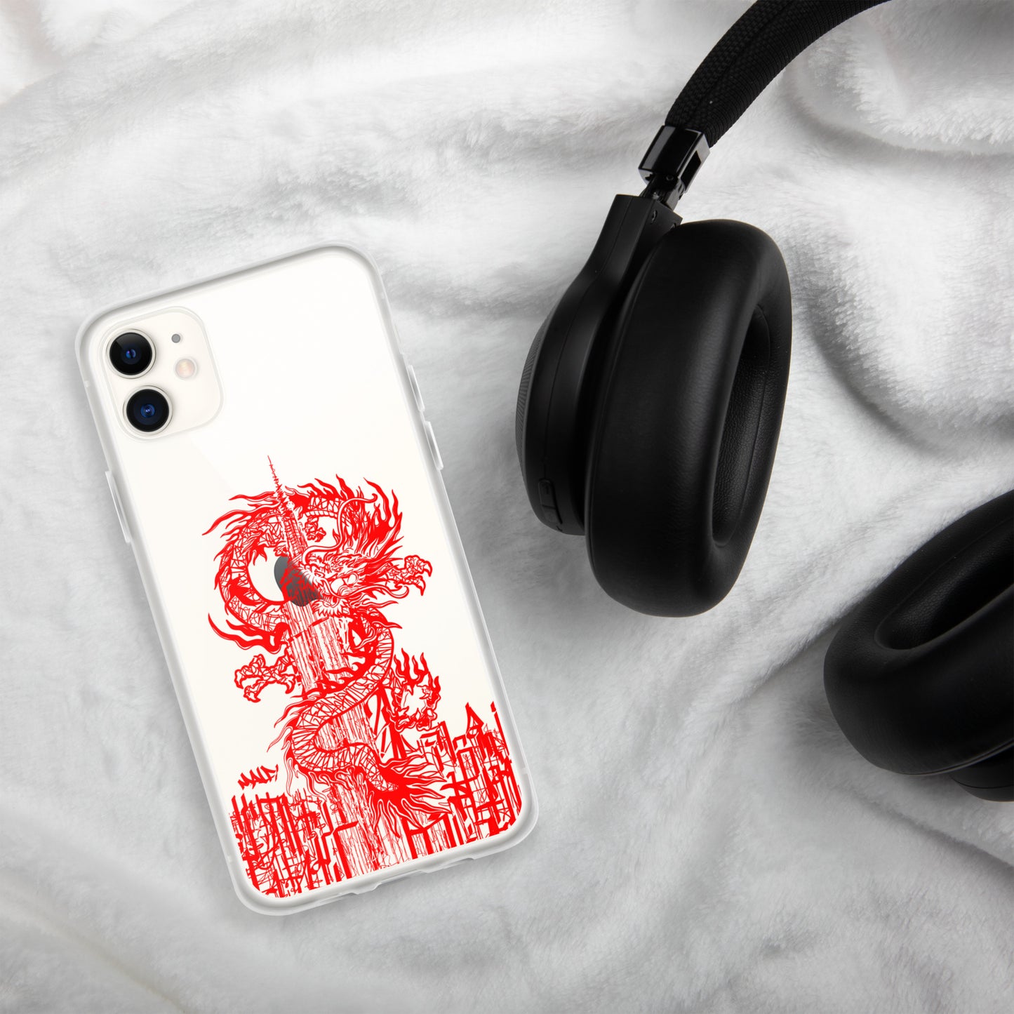 Year Of The Dragon Crimson iPhone® Case