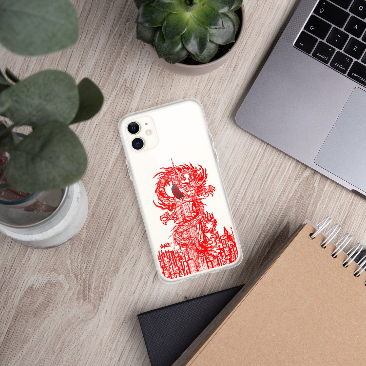 Year Of The Dragon Crimson iPhone® Case