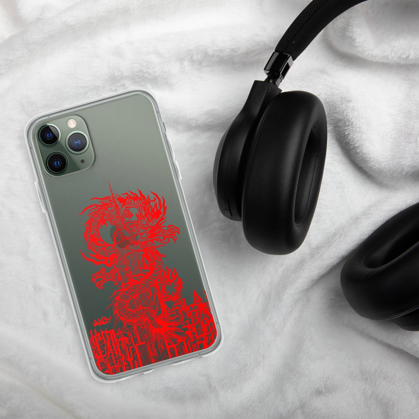 Year Of The Dragon Crimson iPhone® Case