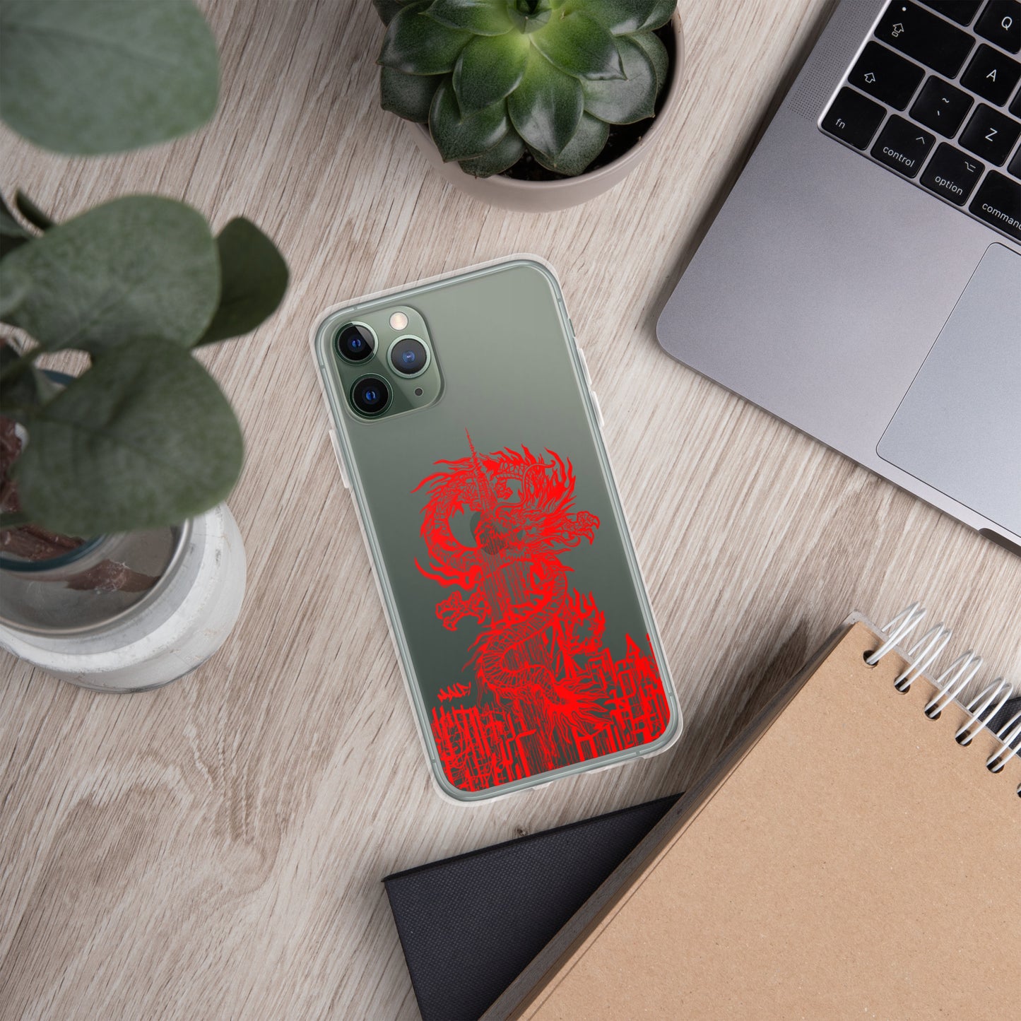 Year Of The Dragon Crimson iPhone® Case