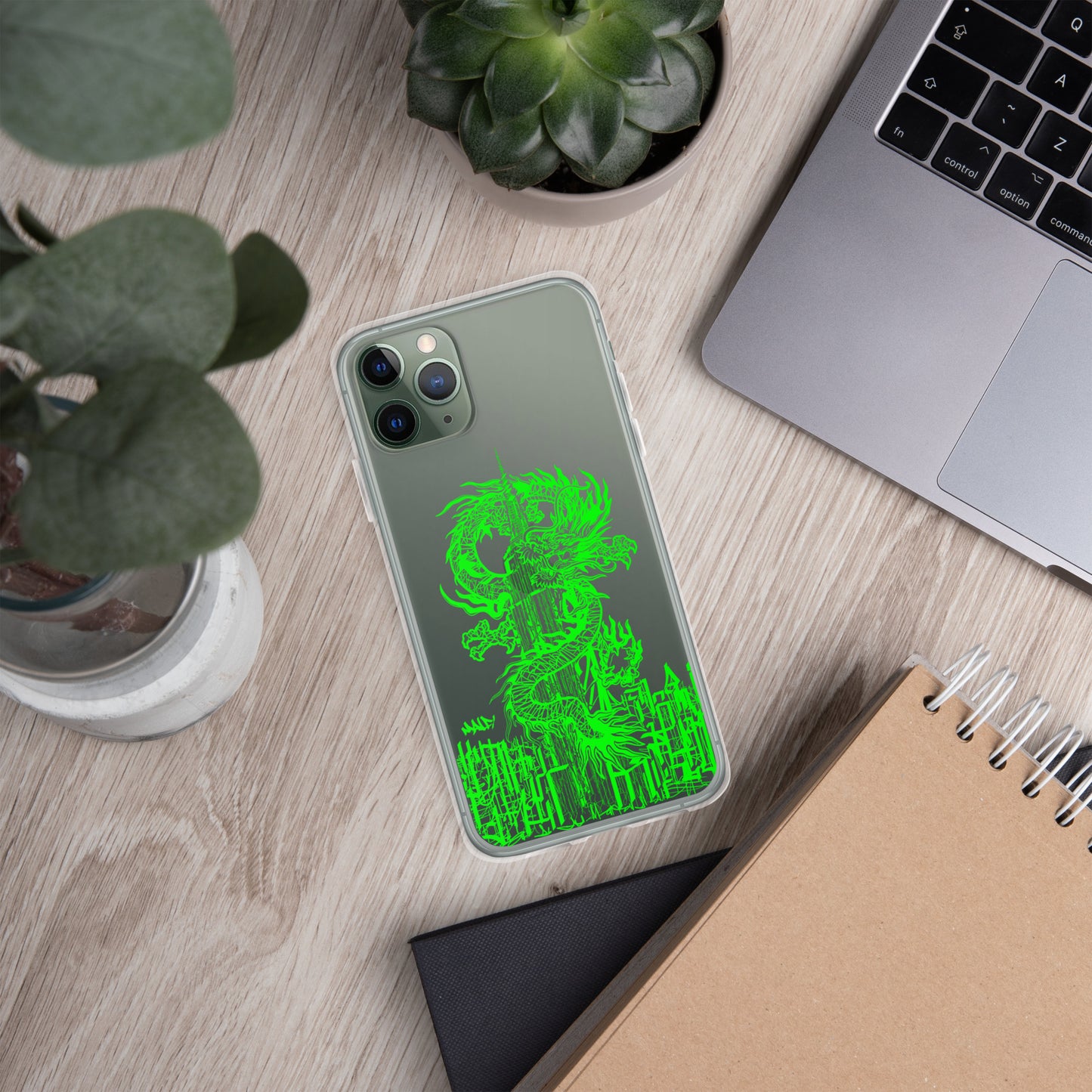 Year Of The Dragon for iPhone® Case Emerald