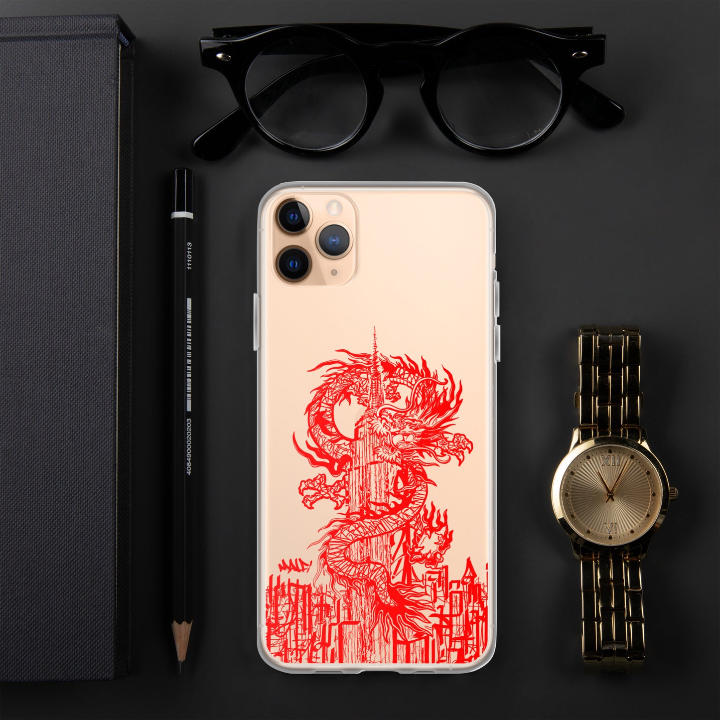 Year Of The Dragon Crimson iPhone® Case