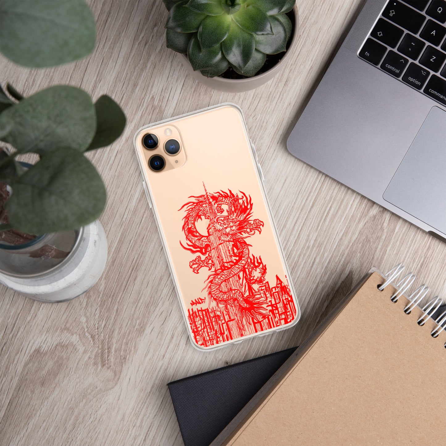 Year Of The Dragon Crimson iPhone® Case