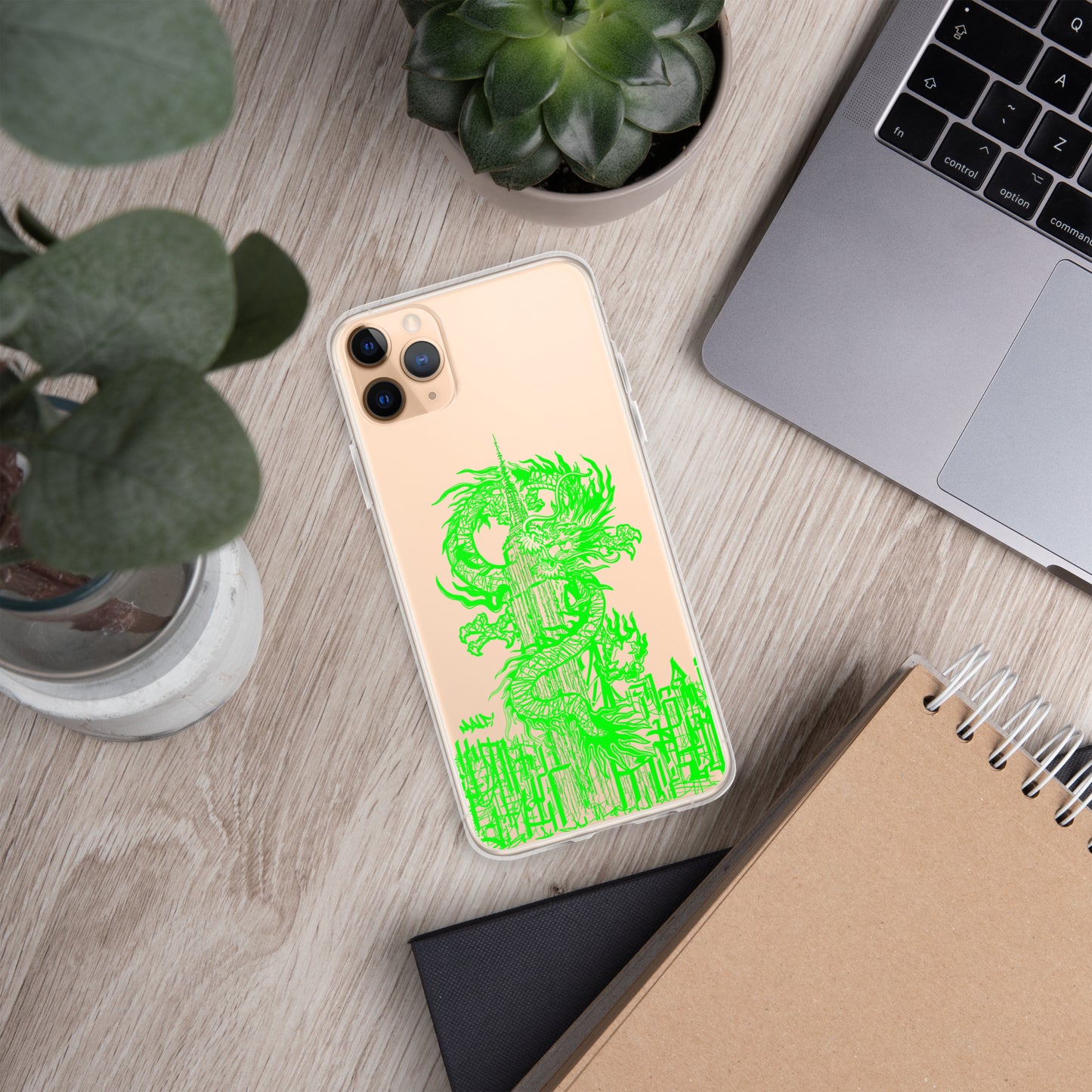 Year Of The Dragon for iPhone® Case Emerald