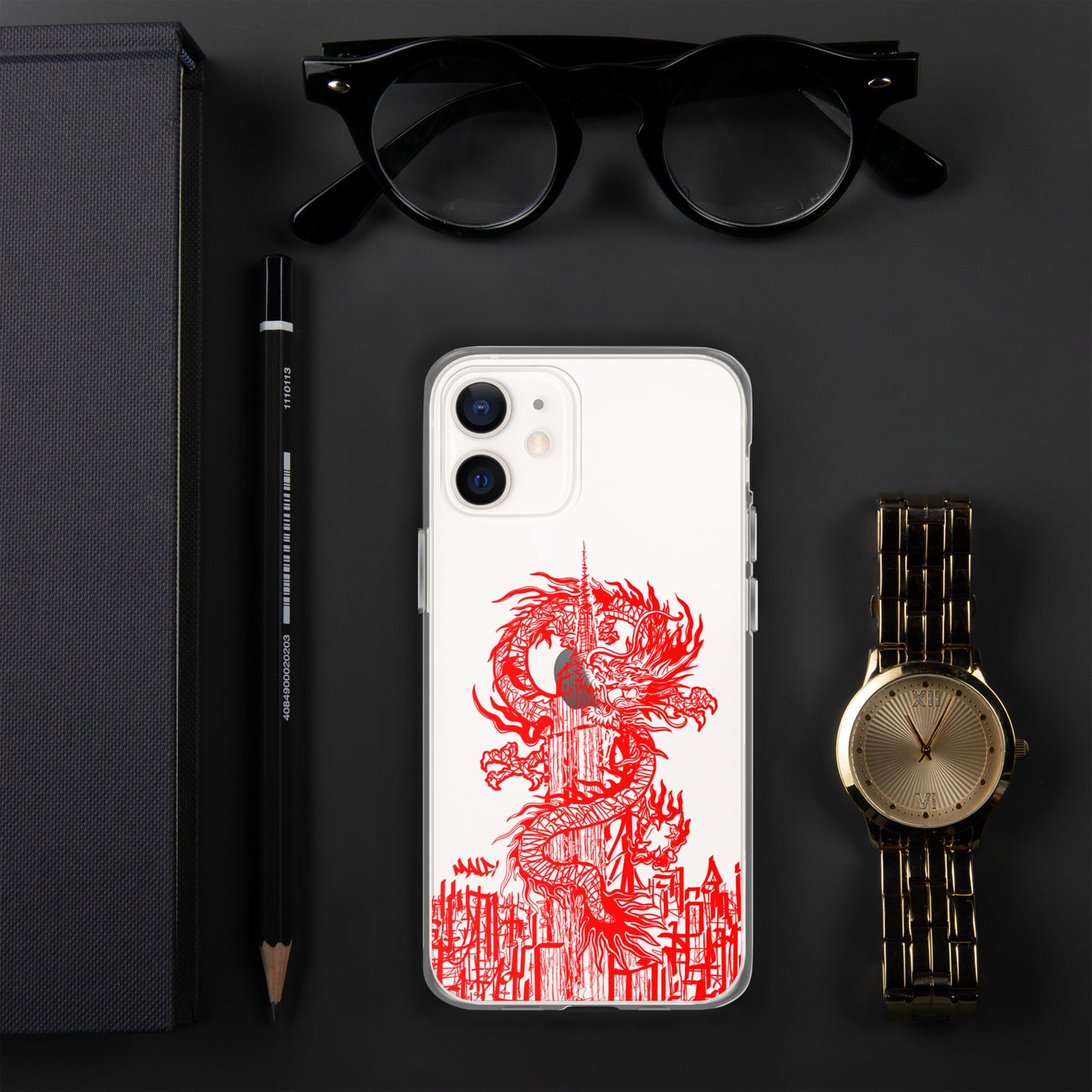 Year Of The Dragon Crimson iPhone® Case