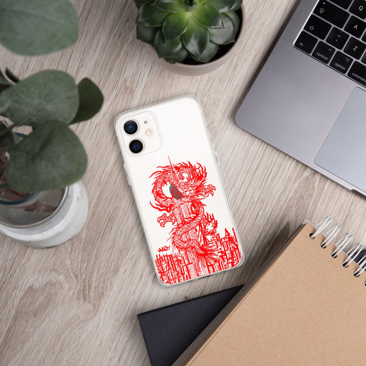 Year Of The Dragon Crimson iPhone® Case