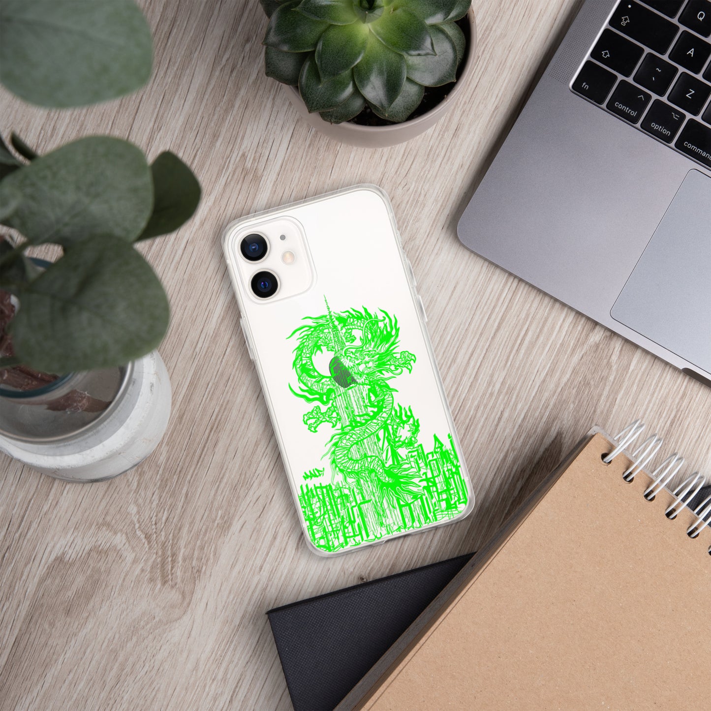 Year Of The Dragon for iPhone® Case Emerald