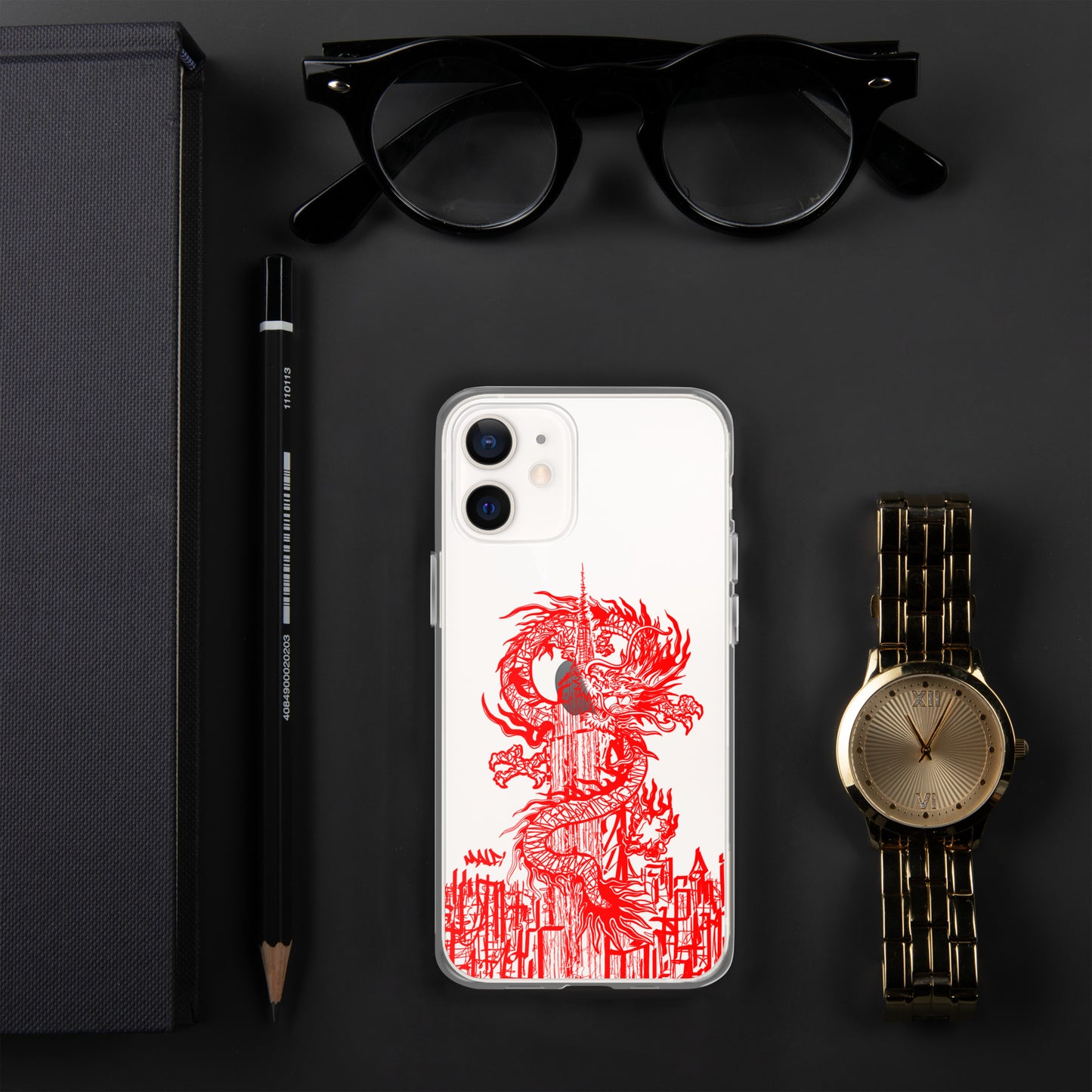 Year Of The Dragon Crimson iPhone® Case