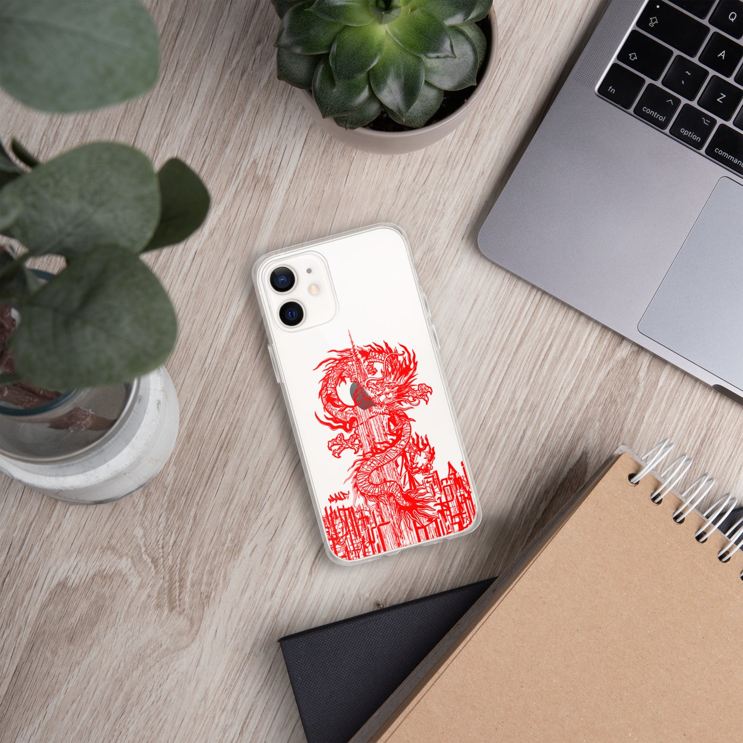 Year Of The Dragon Crimson iPhone® Case