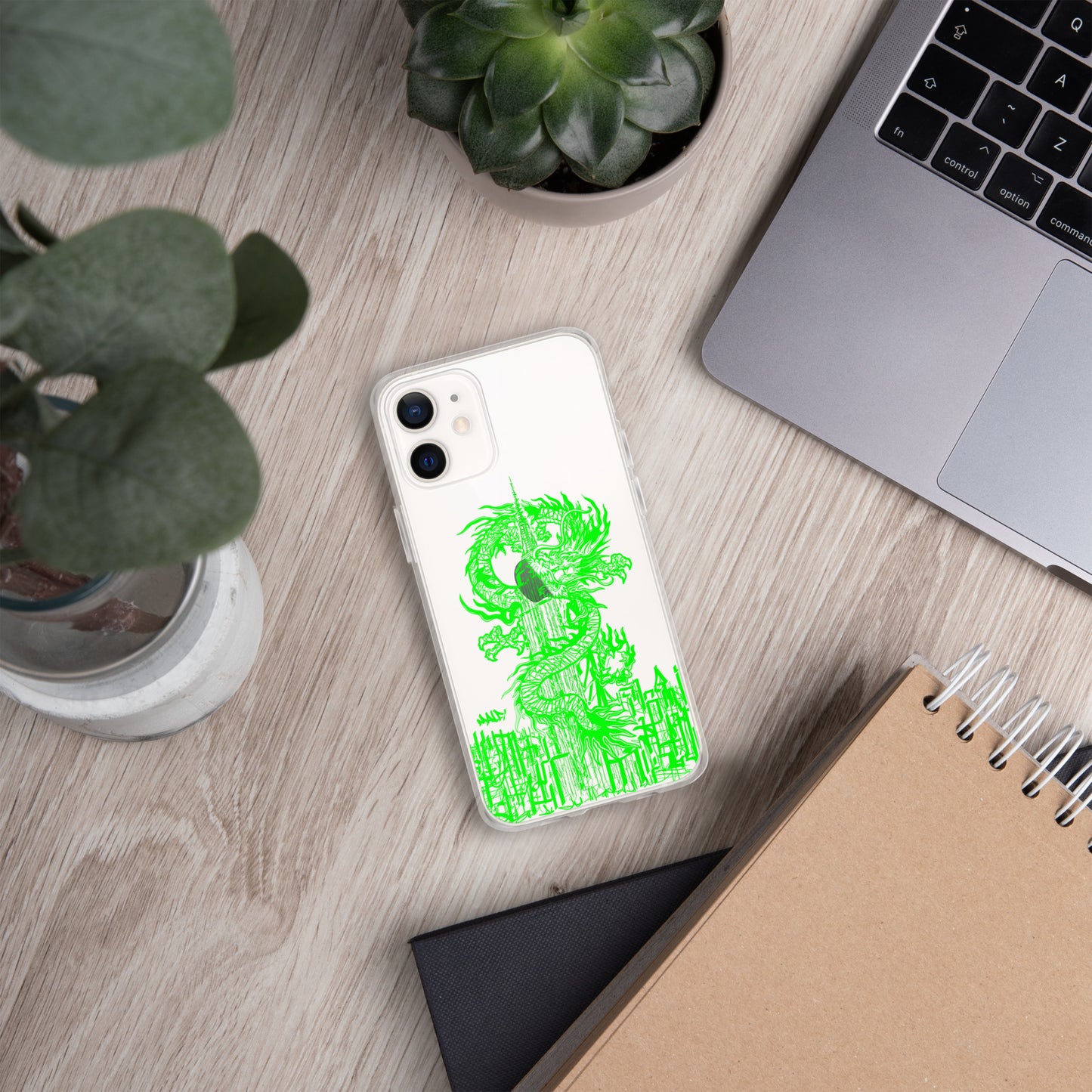 Year Of The Dragon for iPhone® Case Emerald