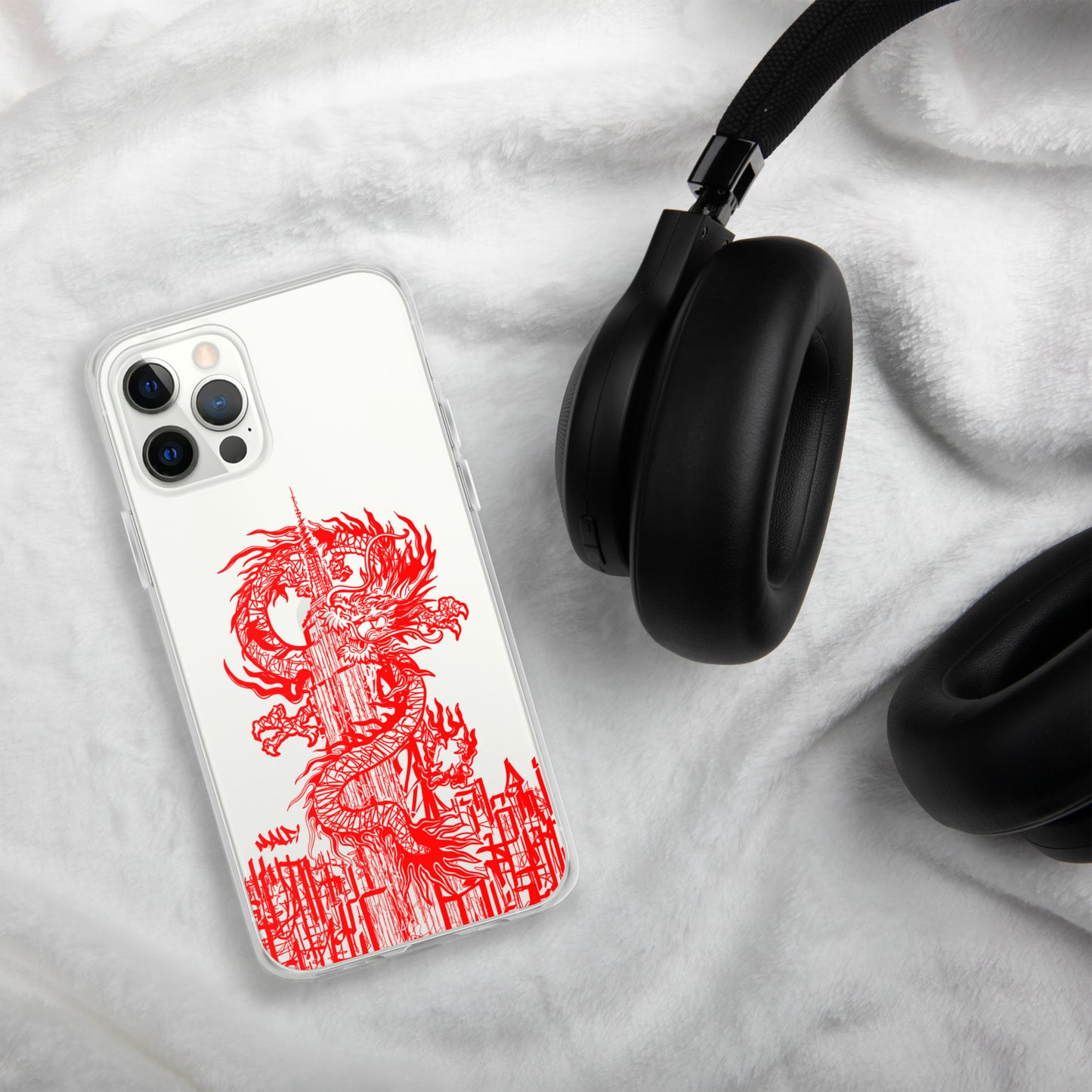 Year Of The Dragon Crimson iPhone® Case