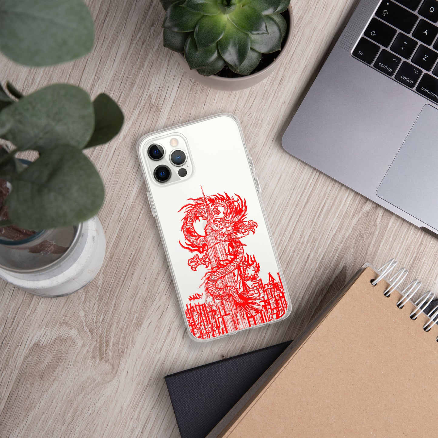 Year Of The Dragon Crimson iPhone® Case