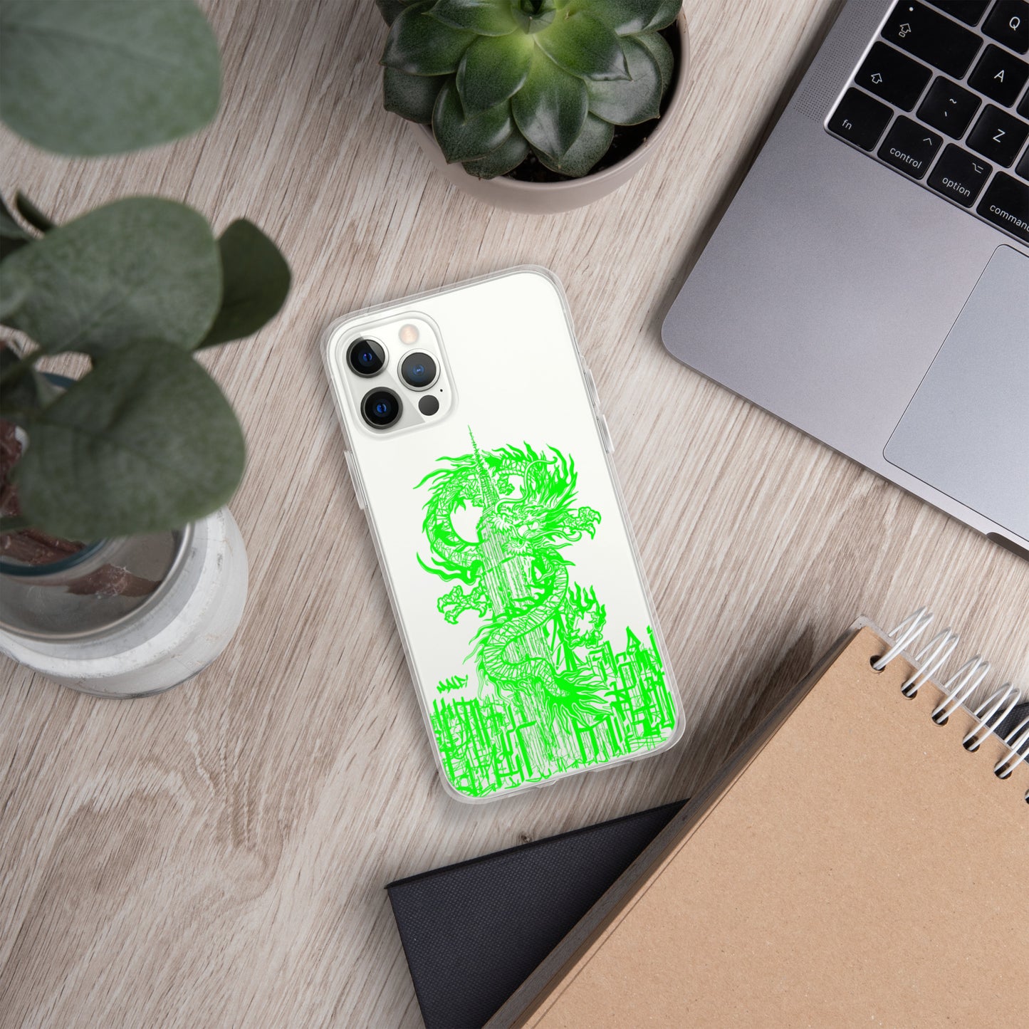 Year Of The Dragon for iPhone® Case Emerald