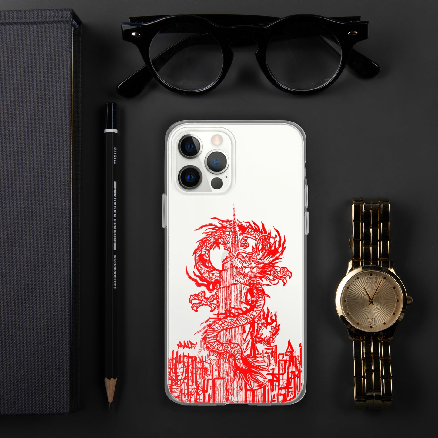 Year Of The Dragon Crimson iPhone® Case