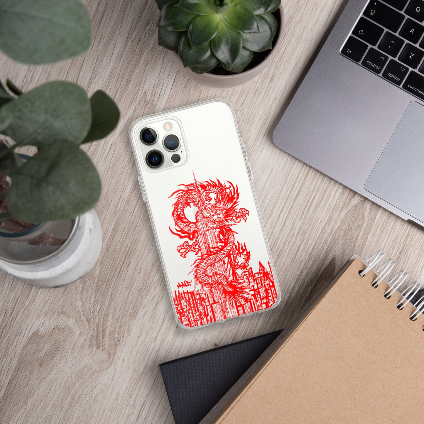 Year Of The Dragon Crimson iPhone® Case