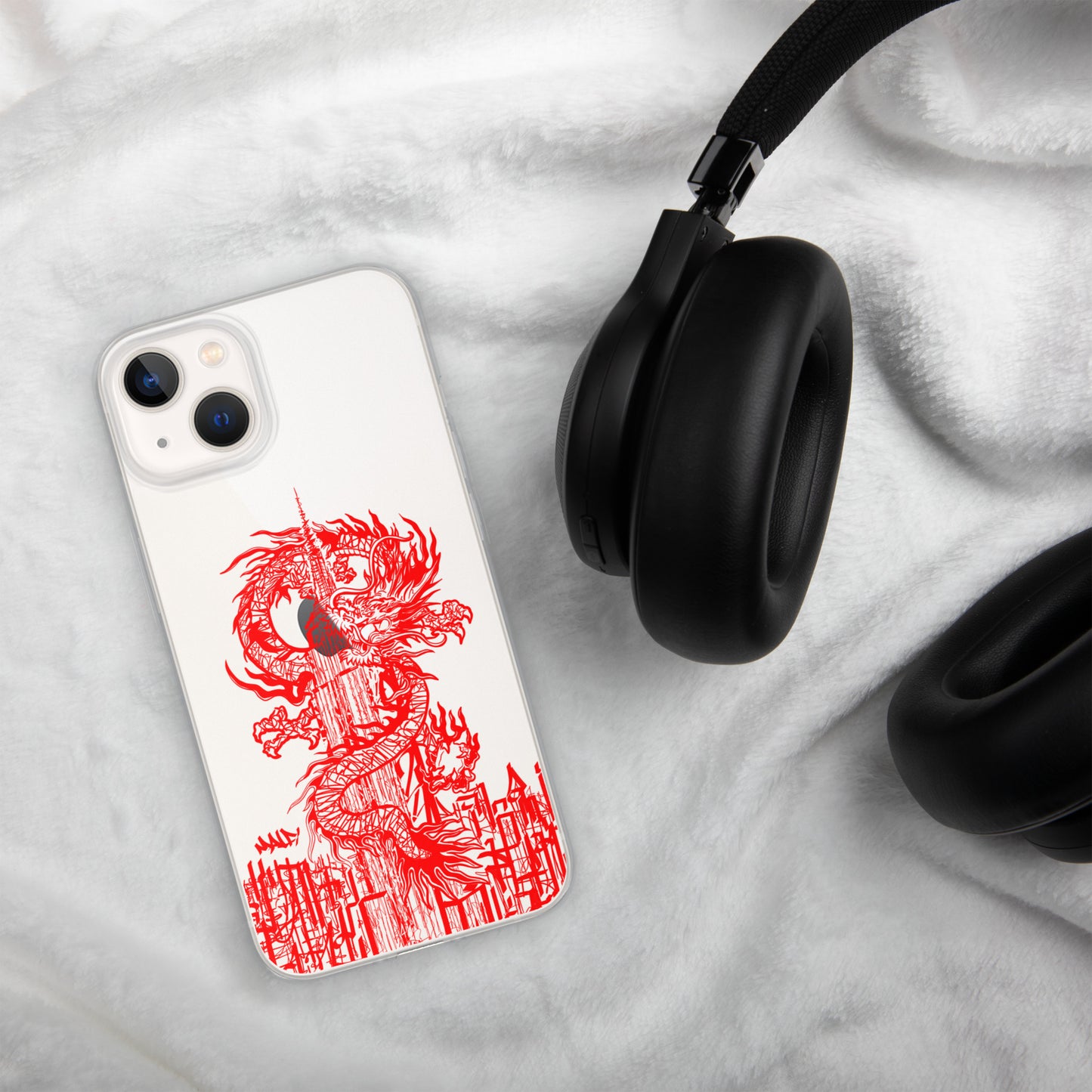 Year Of The Dragon Crimson iPhone® Case