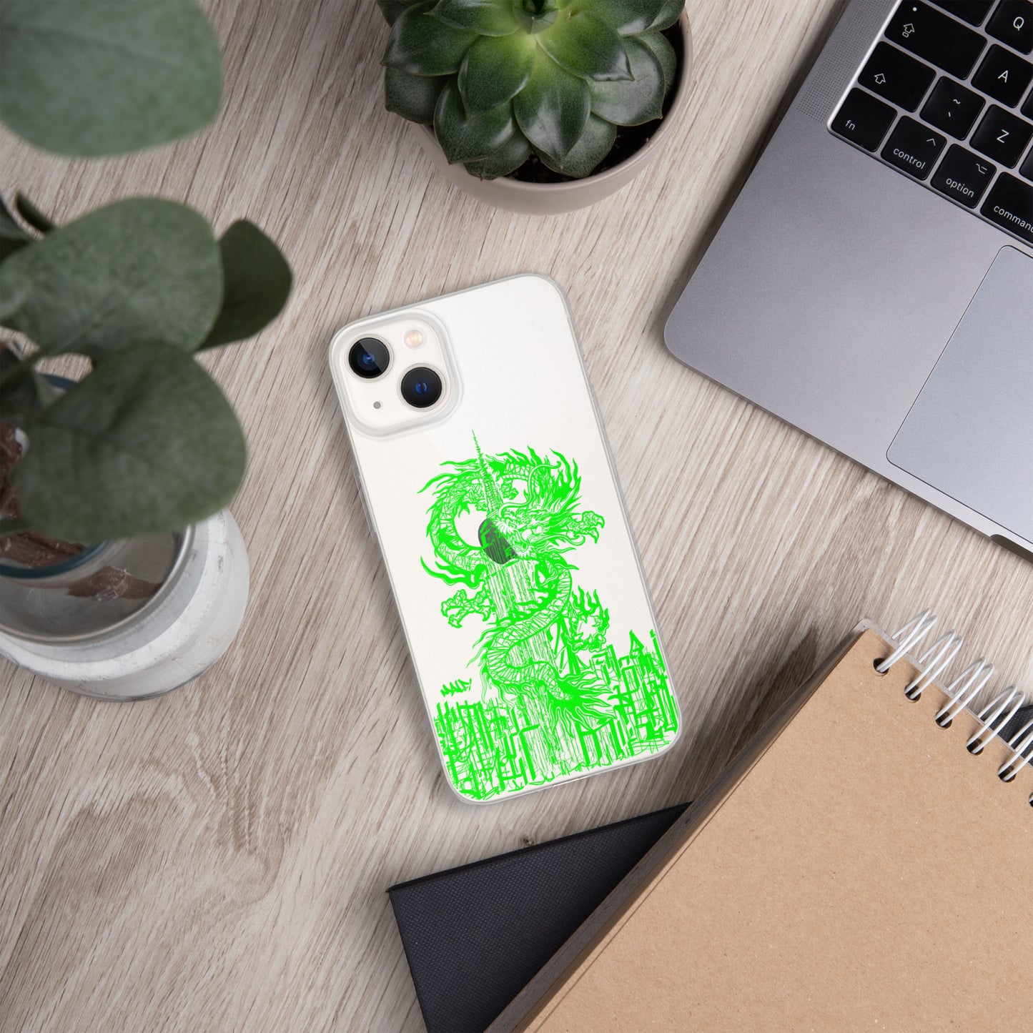 Year Of The Dragon for iPhone® Case Emerald