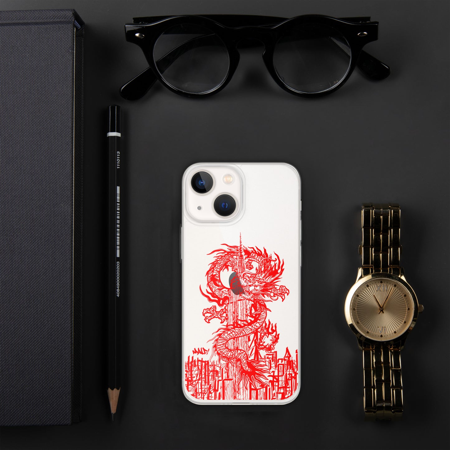 Year Of The Dragon Crimson iPhone® Case