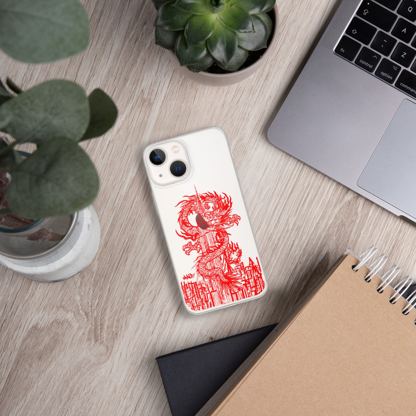 Year Of The Dragon Crimson iPhone® Case