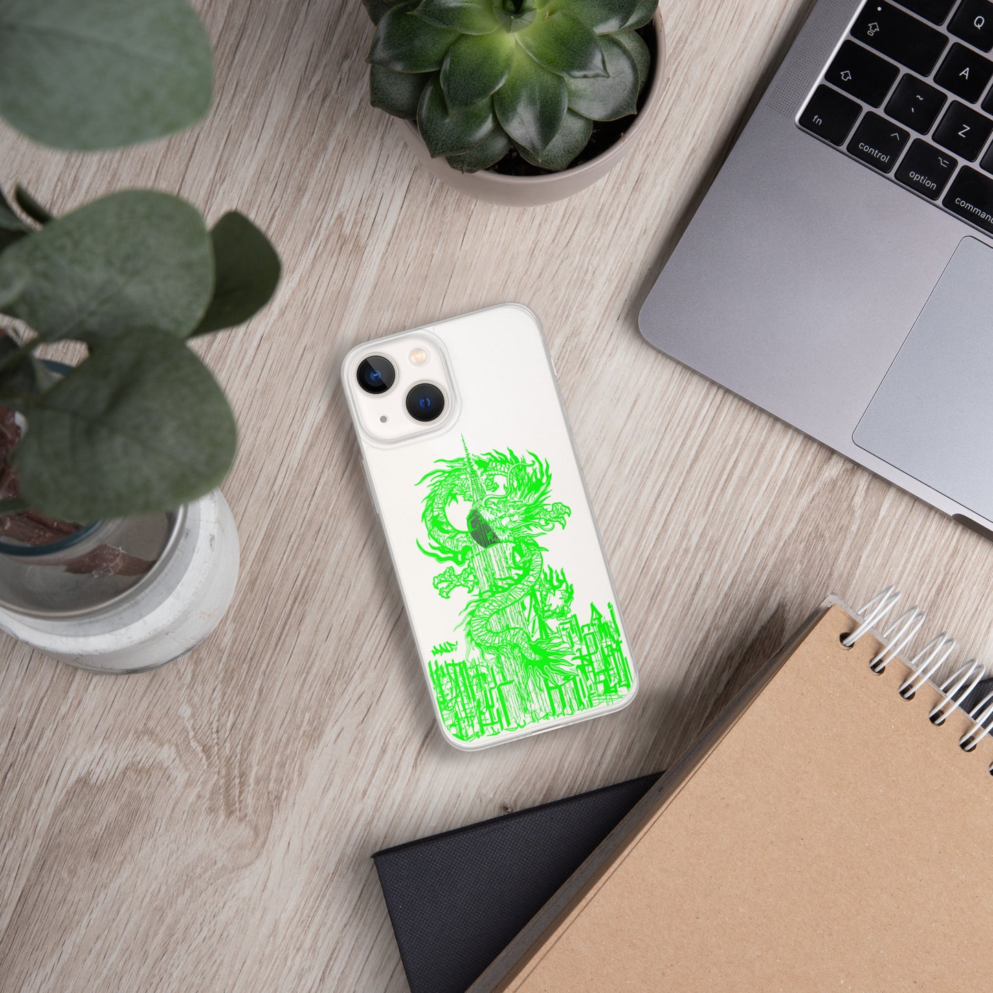 Year Of The Dragon for iPhone® Case Emerald