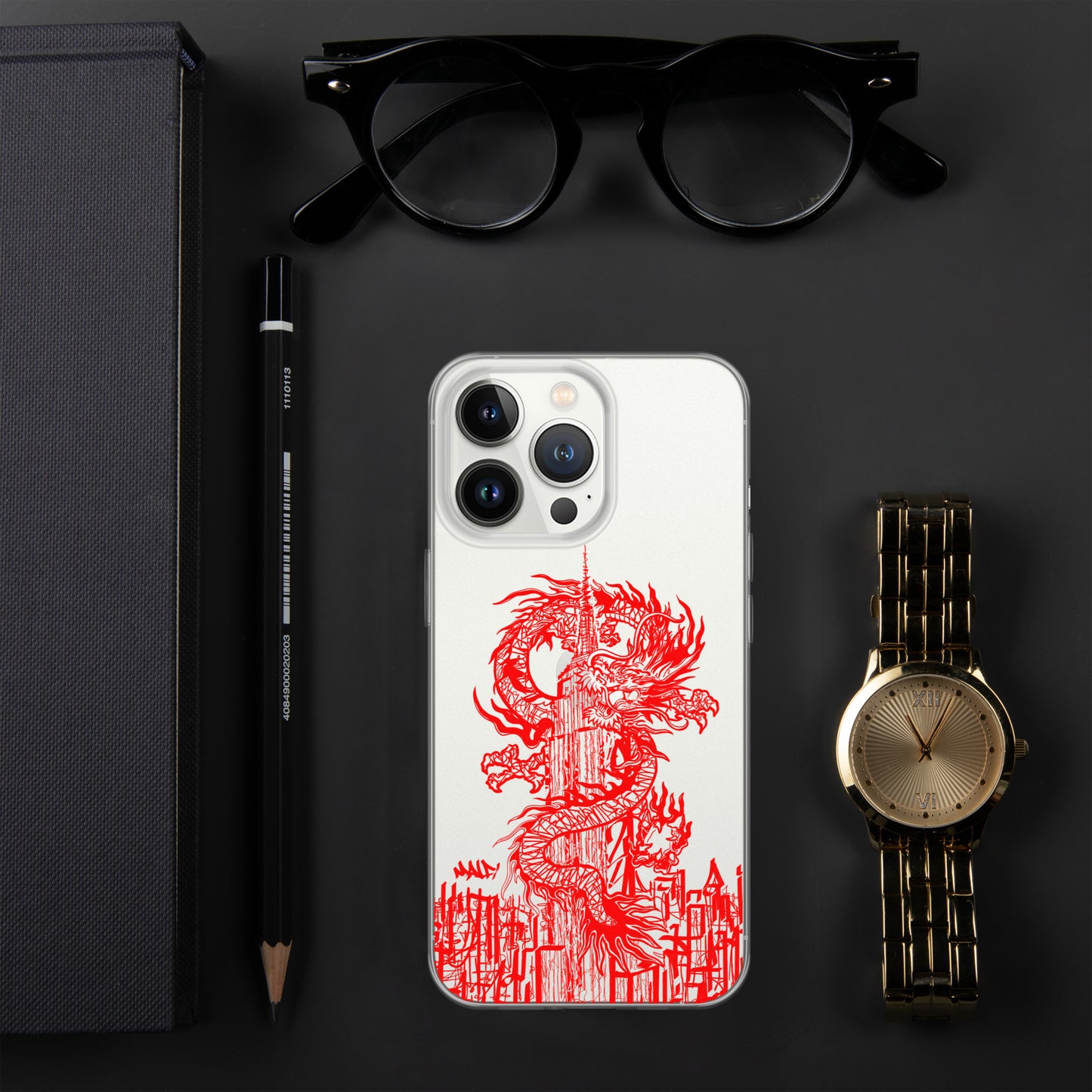 Year Of The Dragon Crimson iPhone® Case