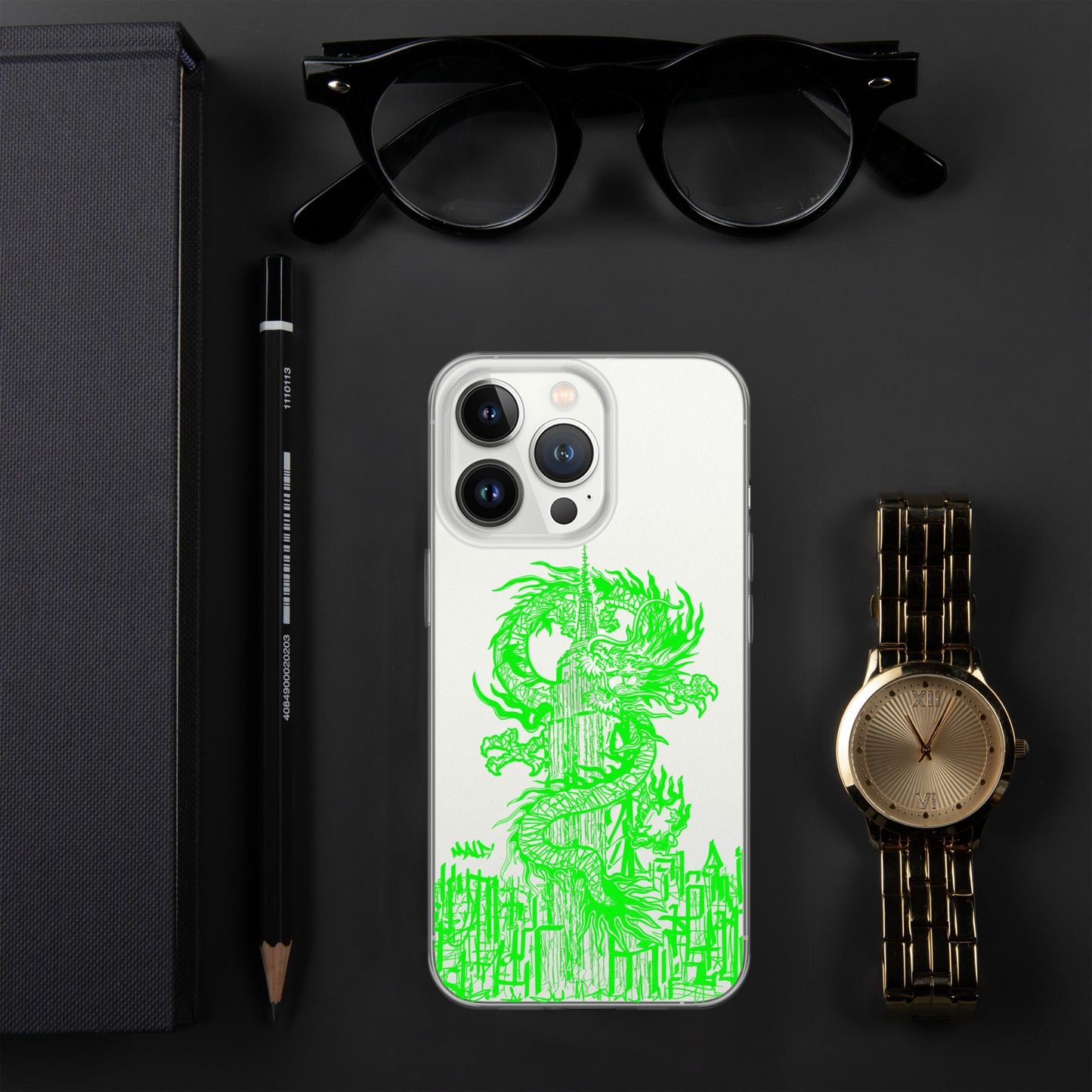 Year Of The Dragon for iPhone® Case Emerald