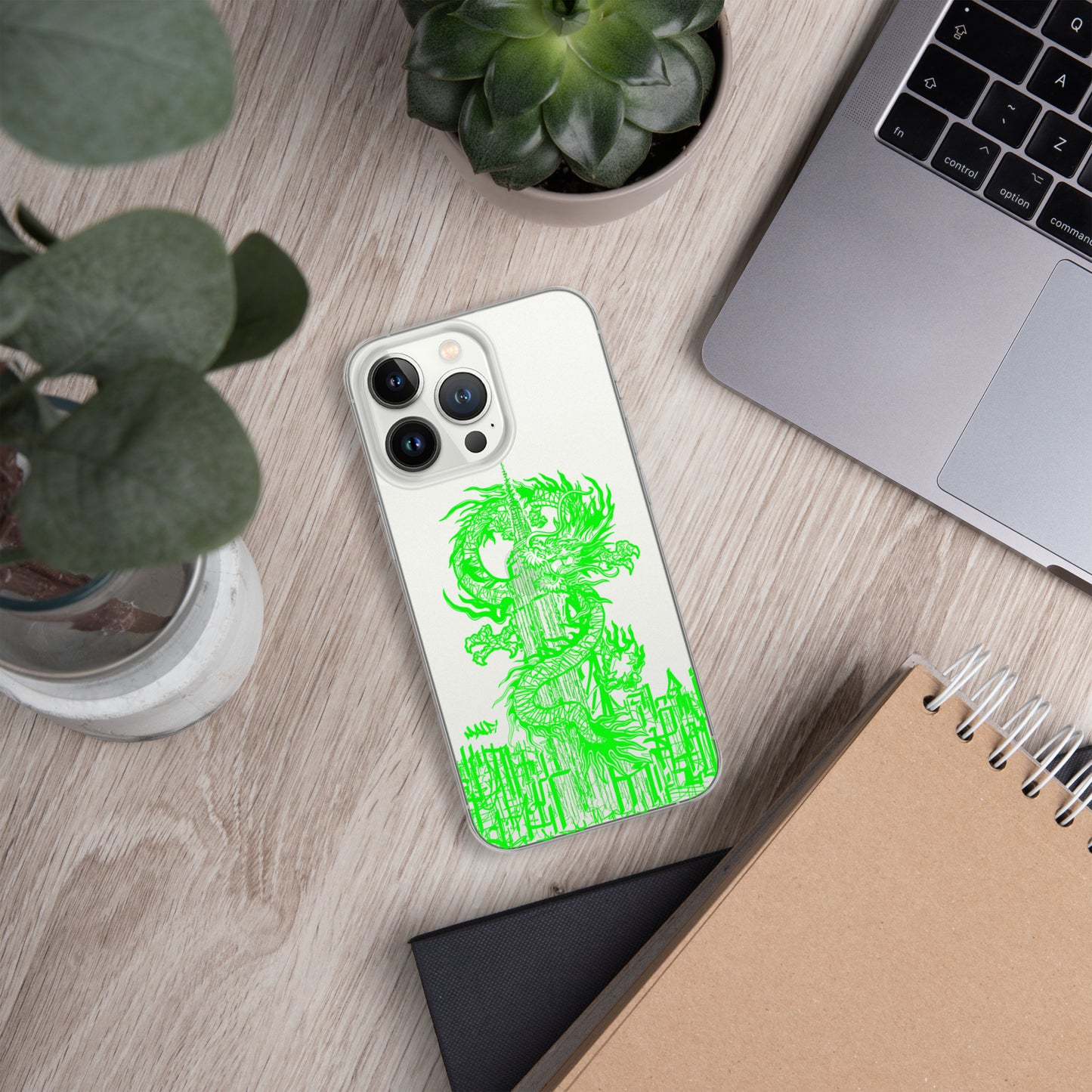 Year Of The Dragon for iPhone® Case Emerald