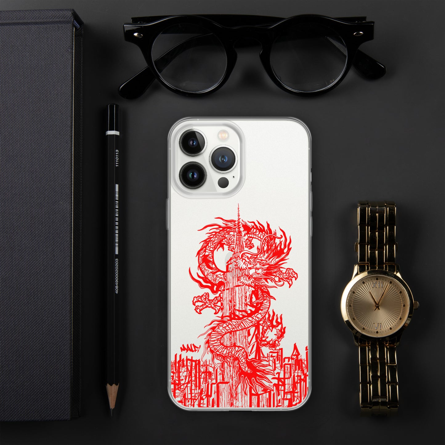 Year Of The Dragon Crimson iPhone® Case