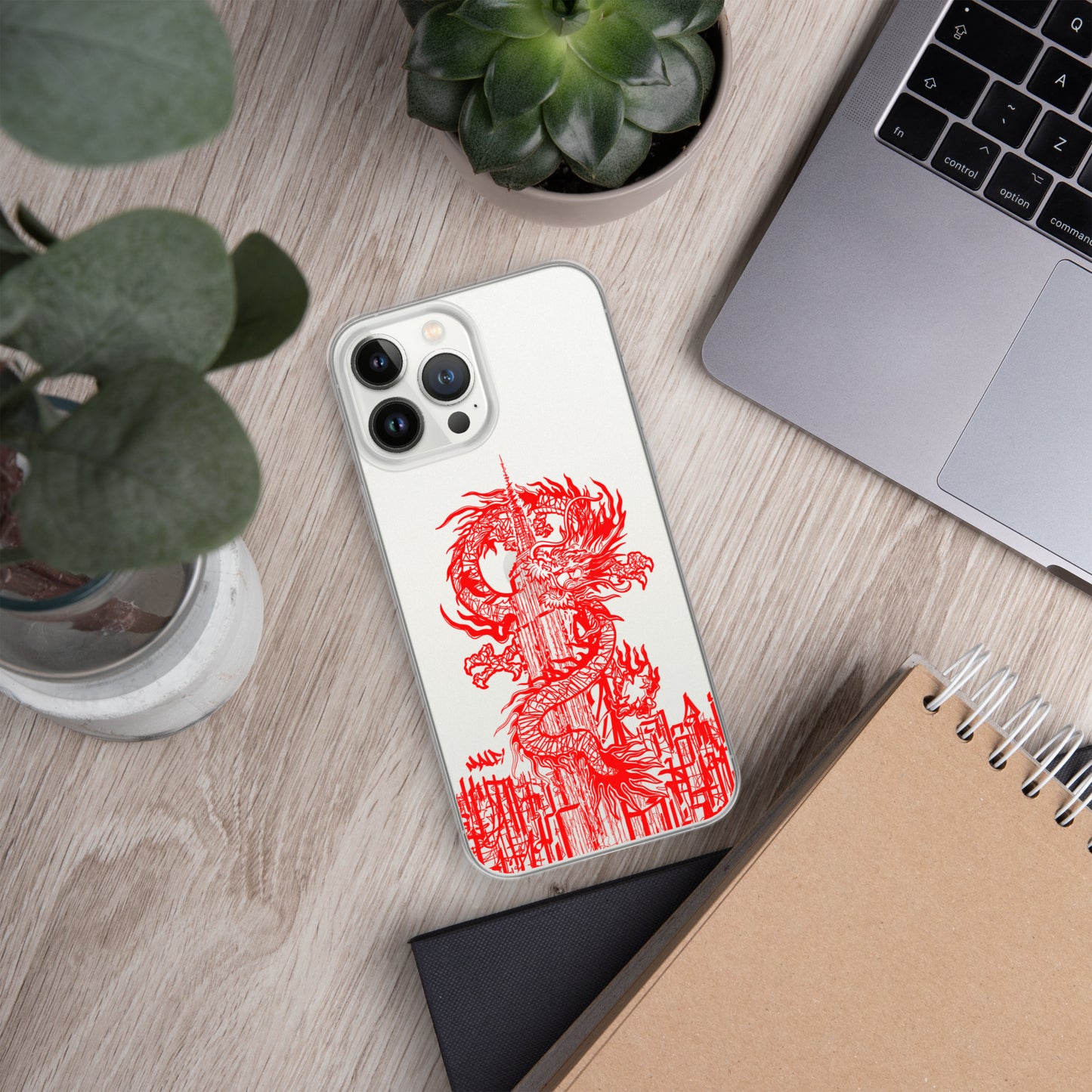 Year Of The Dragon Crimson iPhone® Case