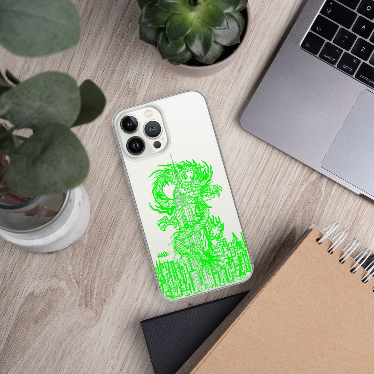 Year Of The Dragon for iPhone® Case Emerald