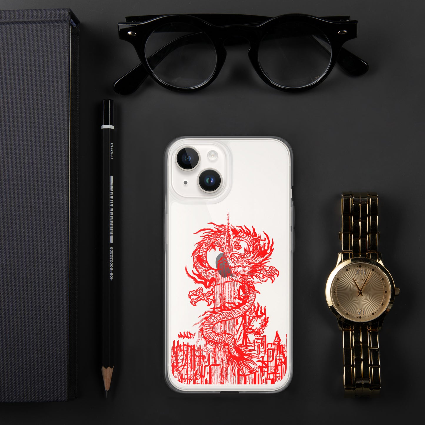 Year Of The Dragon Crimson iPhone® Case