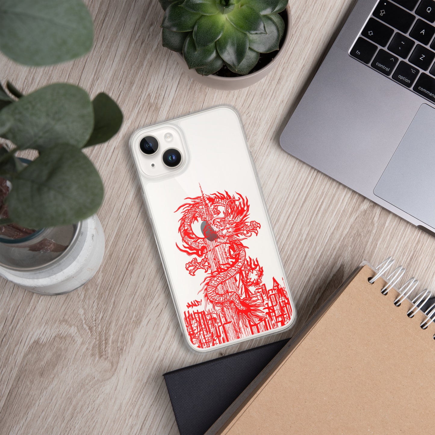 Year Of The Dragon Crimson iPhone® Case