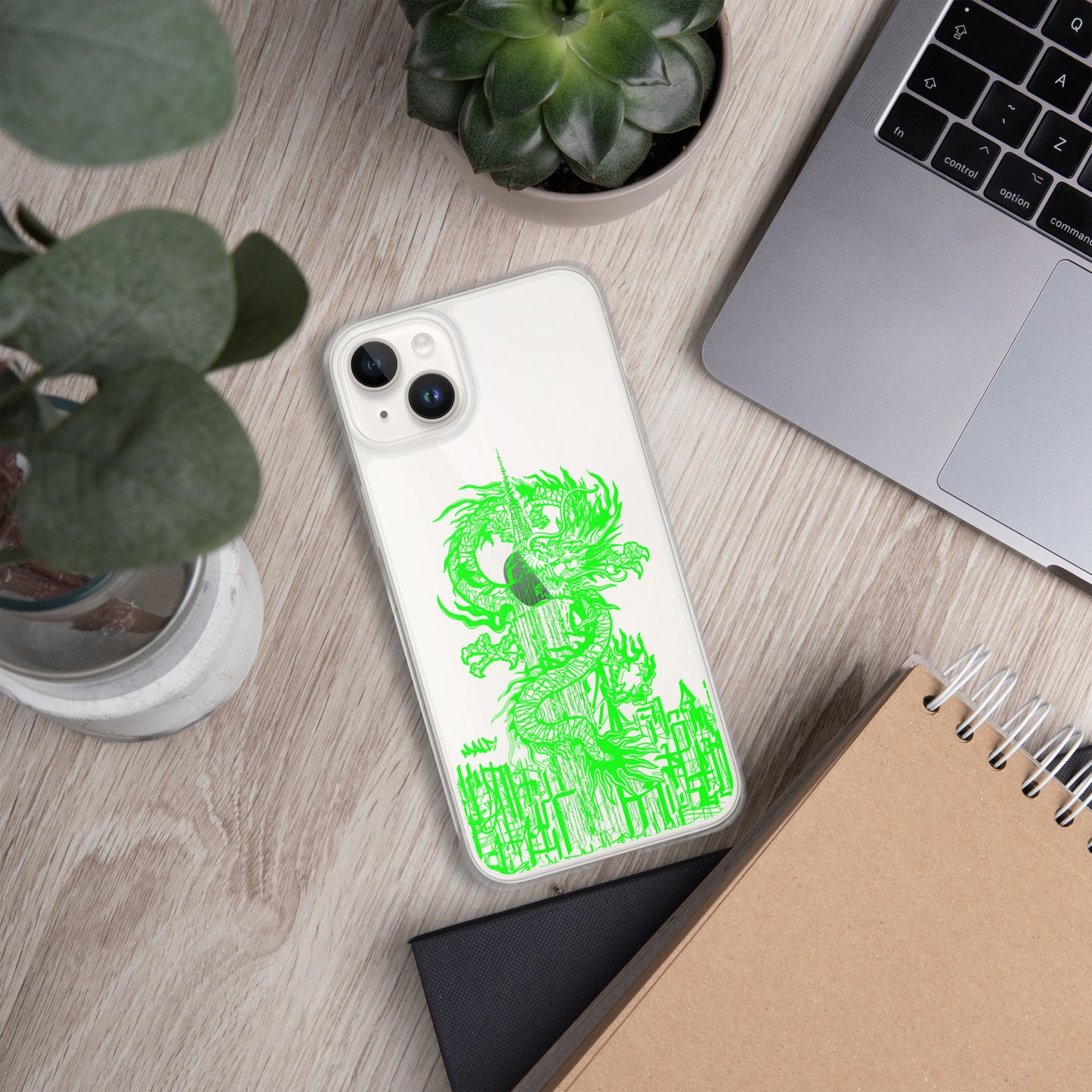 Year Of The Dragon for iPhone® Case Emerald