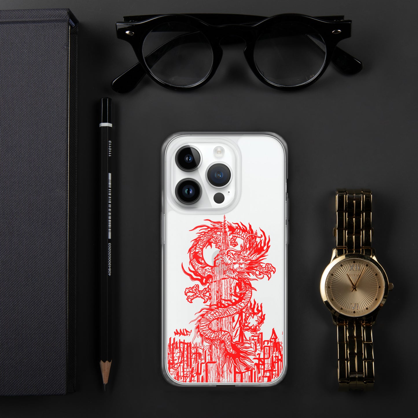 Year Of The Dragon Crimson iPhone® Case