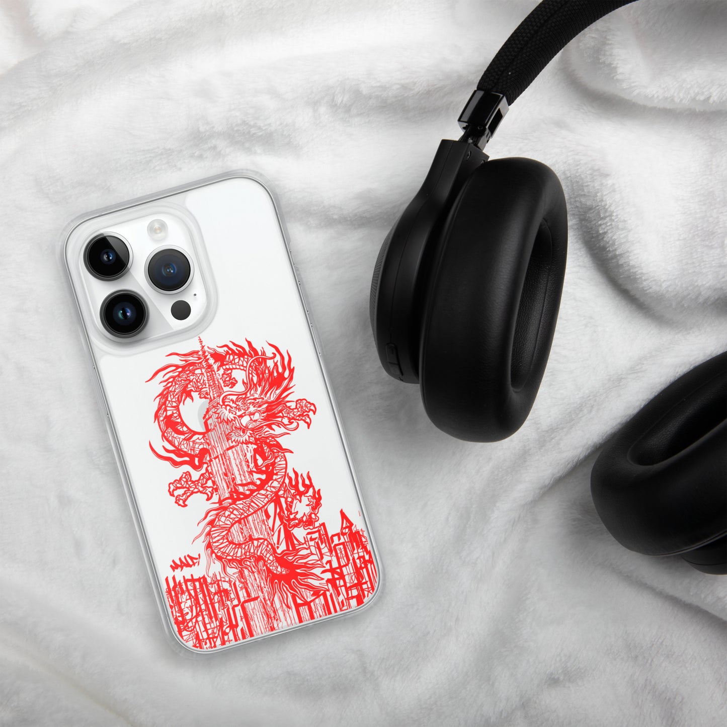 Year Of The Dragon Crimson iPhone® Case